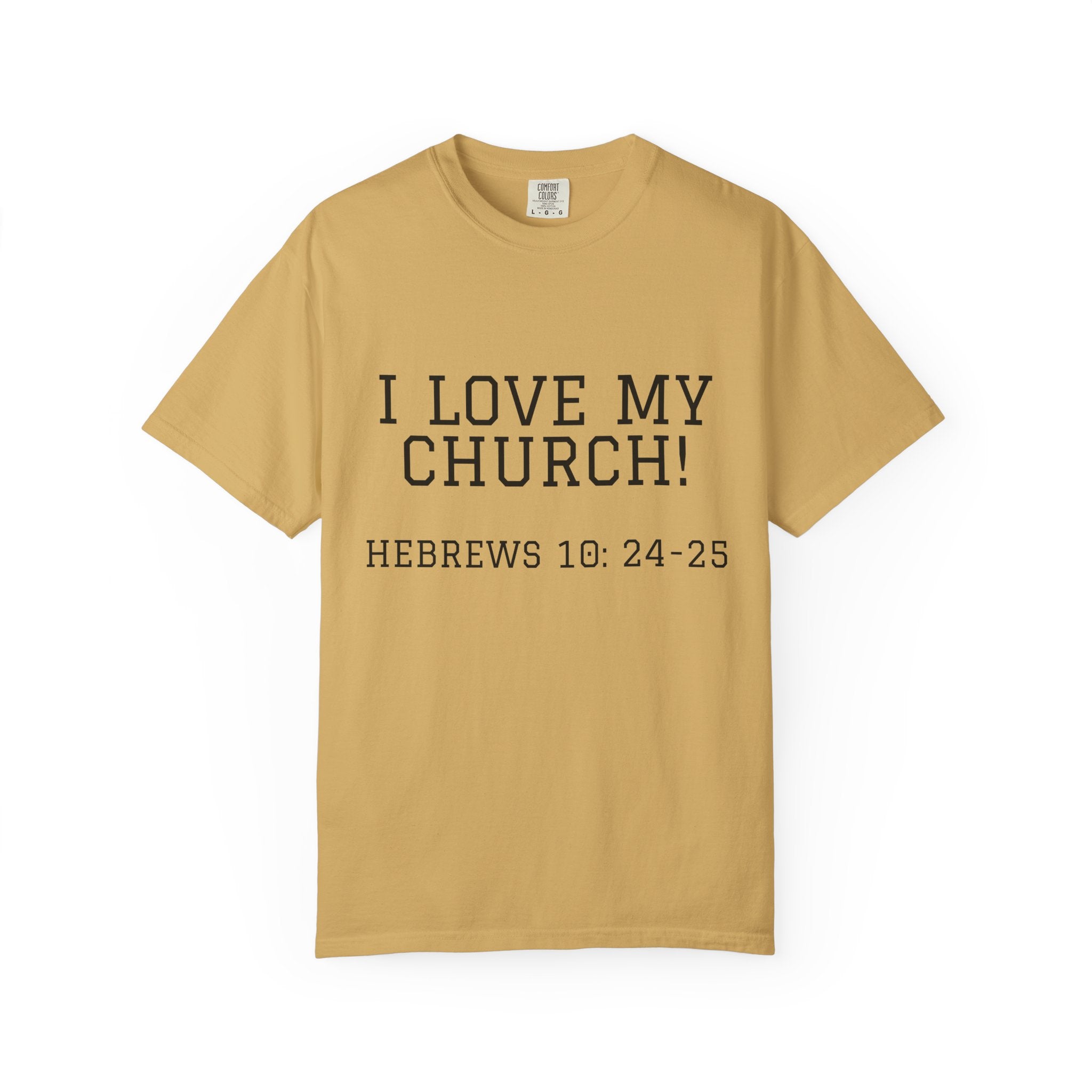 Church Love Heavyweight Unisex Cotton Tee