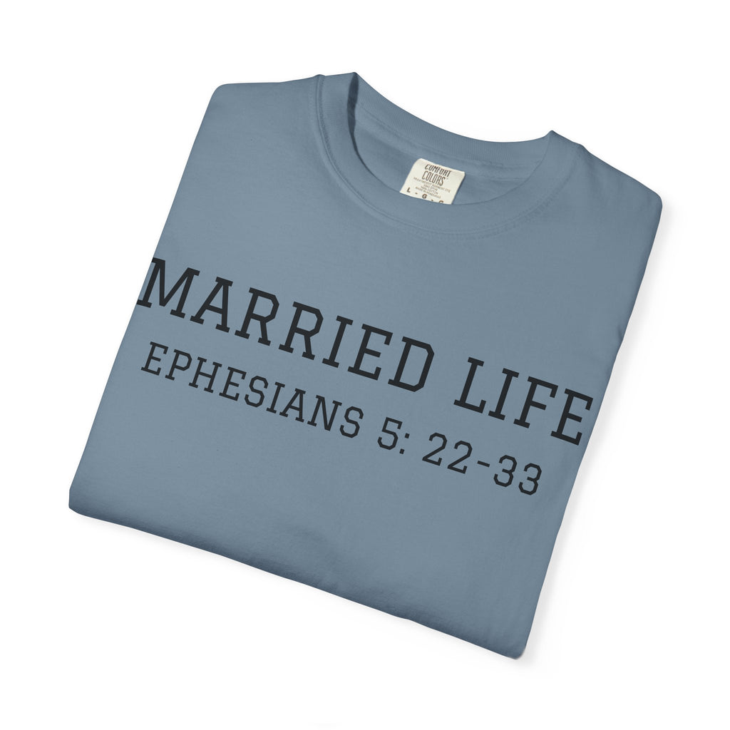 The Husband's Married Life Heavyweight Tee