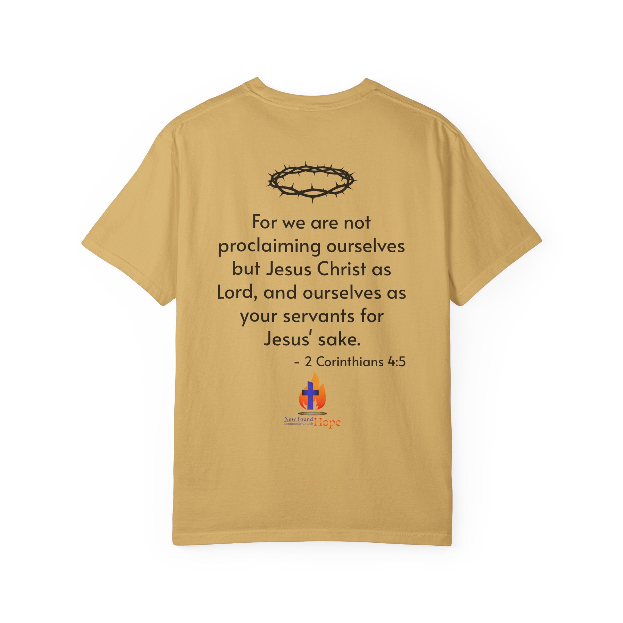 Eyes Off Me, Eyes On HE Unisex Heavyweight Cotton Tee