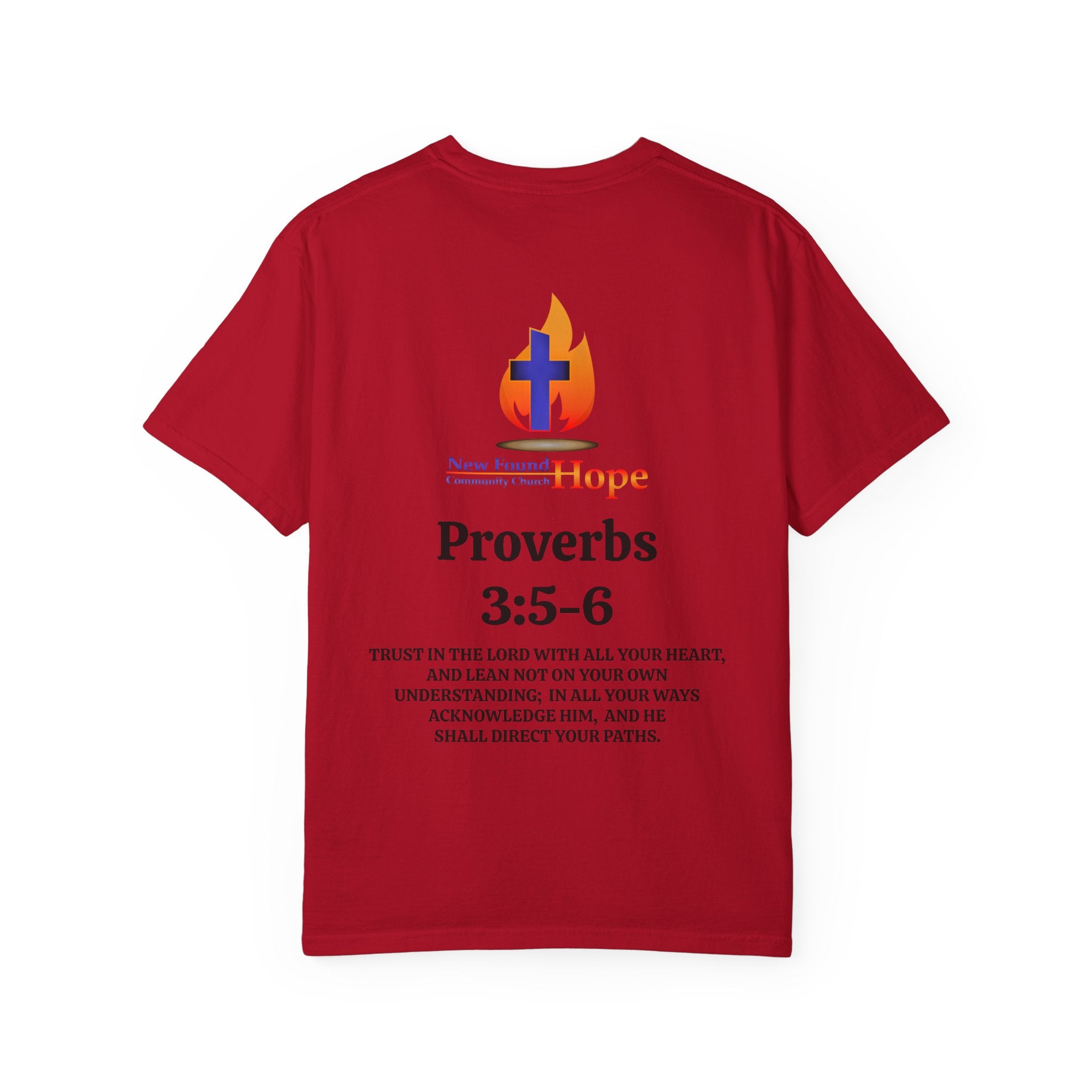 NFHCC Proverbs 3:5-6 Heavyweight Tee