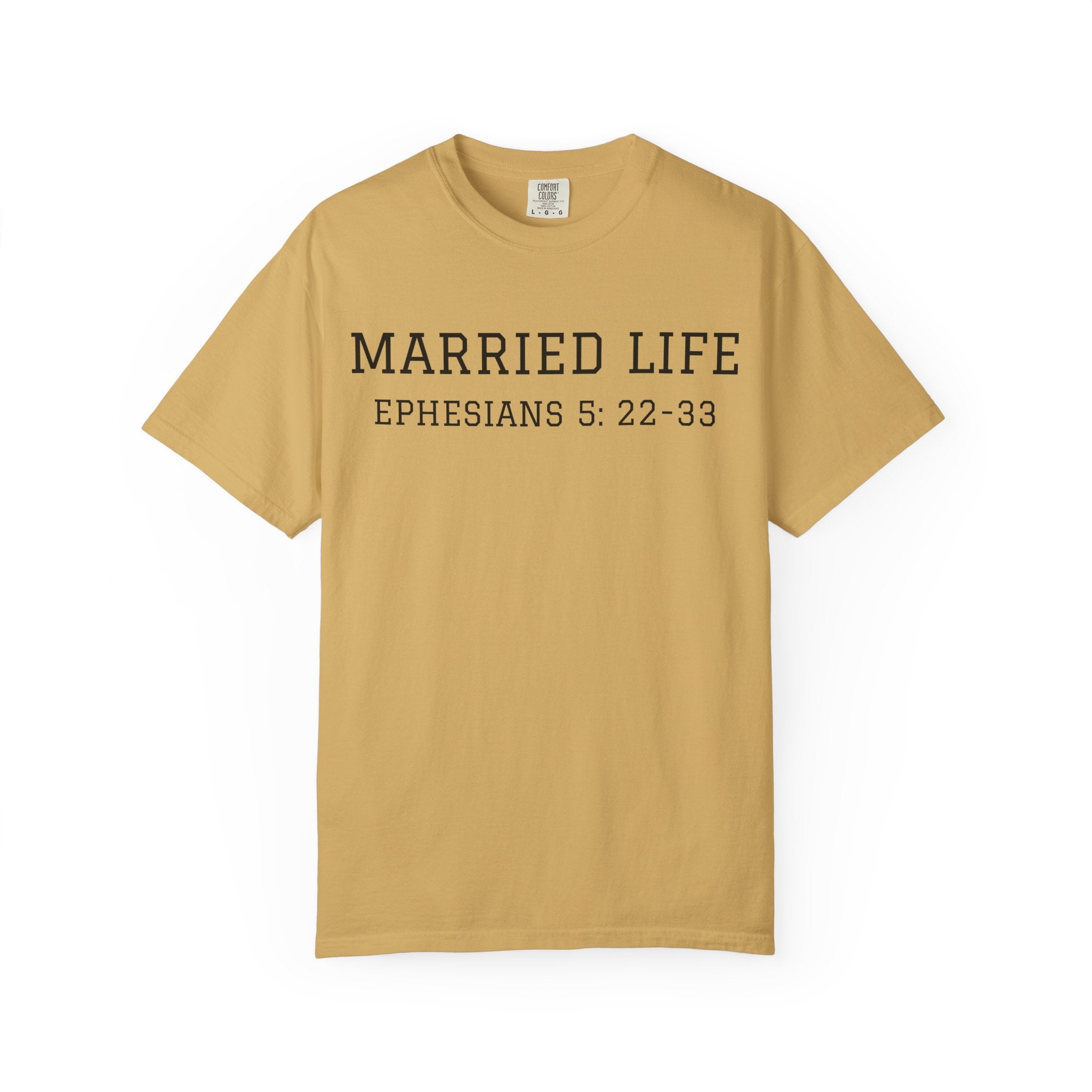 The Husband's Married Life Heavyweight Tee