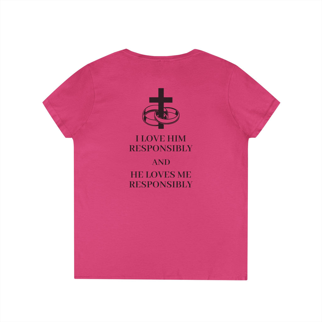 The Wive's Married Life Ladies V-Neck T-Shirt