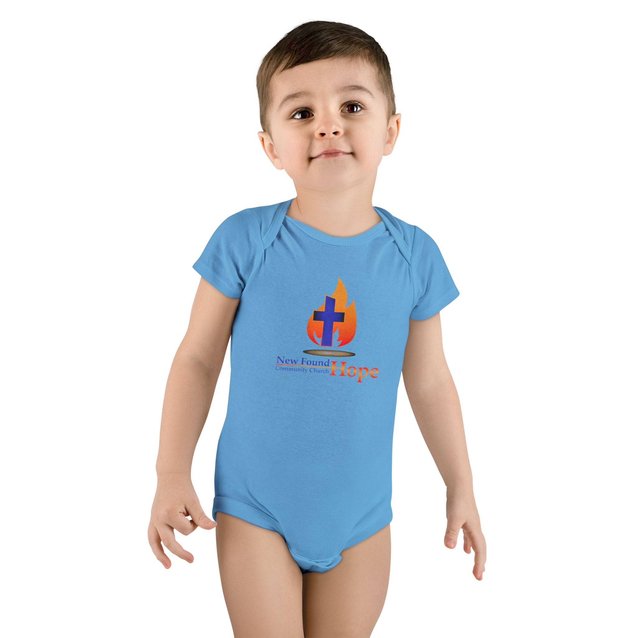 NFHCC Logo Baby Short Sleeve Onesie