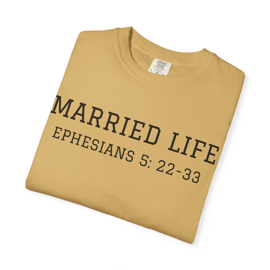 The Husband's Married Life Heavyweight Tee