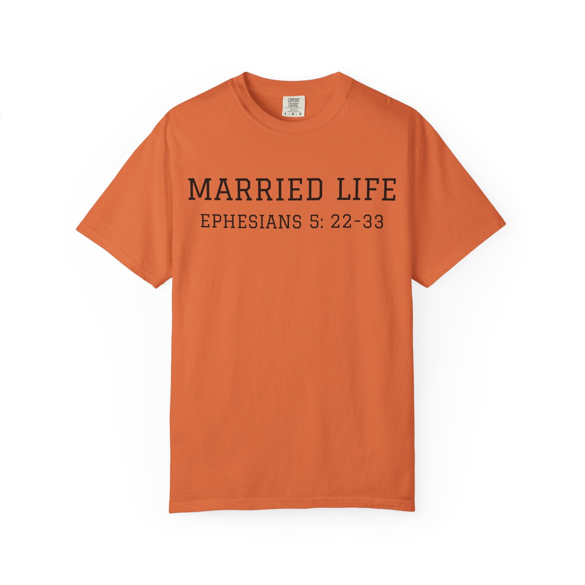 The Husband's Married Life Heavyweight Tee