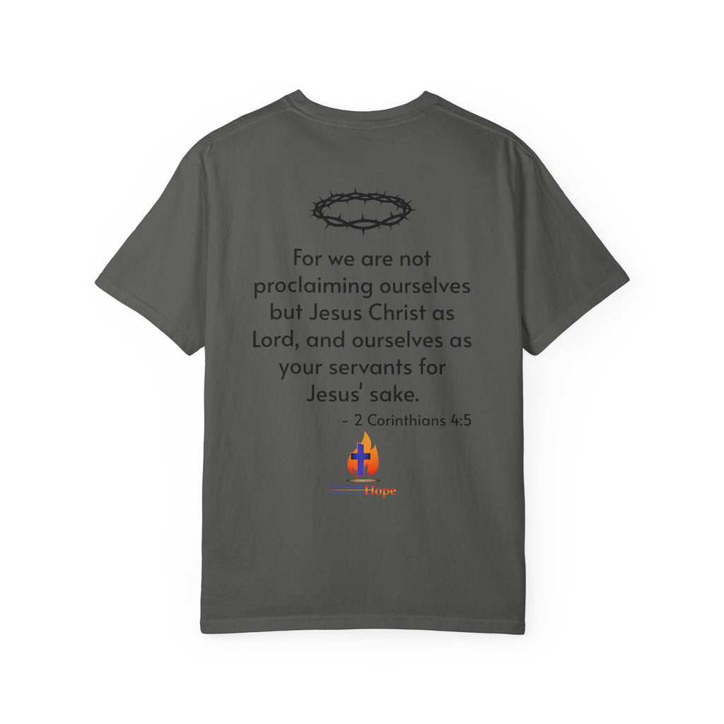 Eyes Off Me, Eyes On HE Unisex Heavyweight Cotton Tee