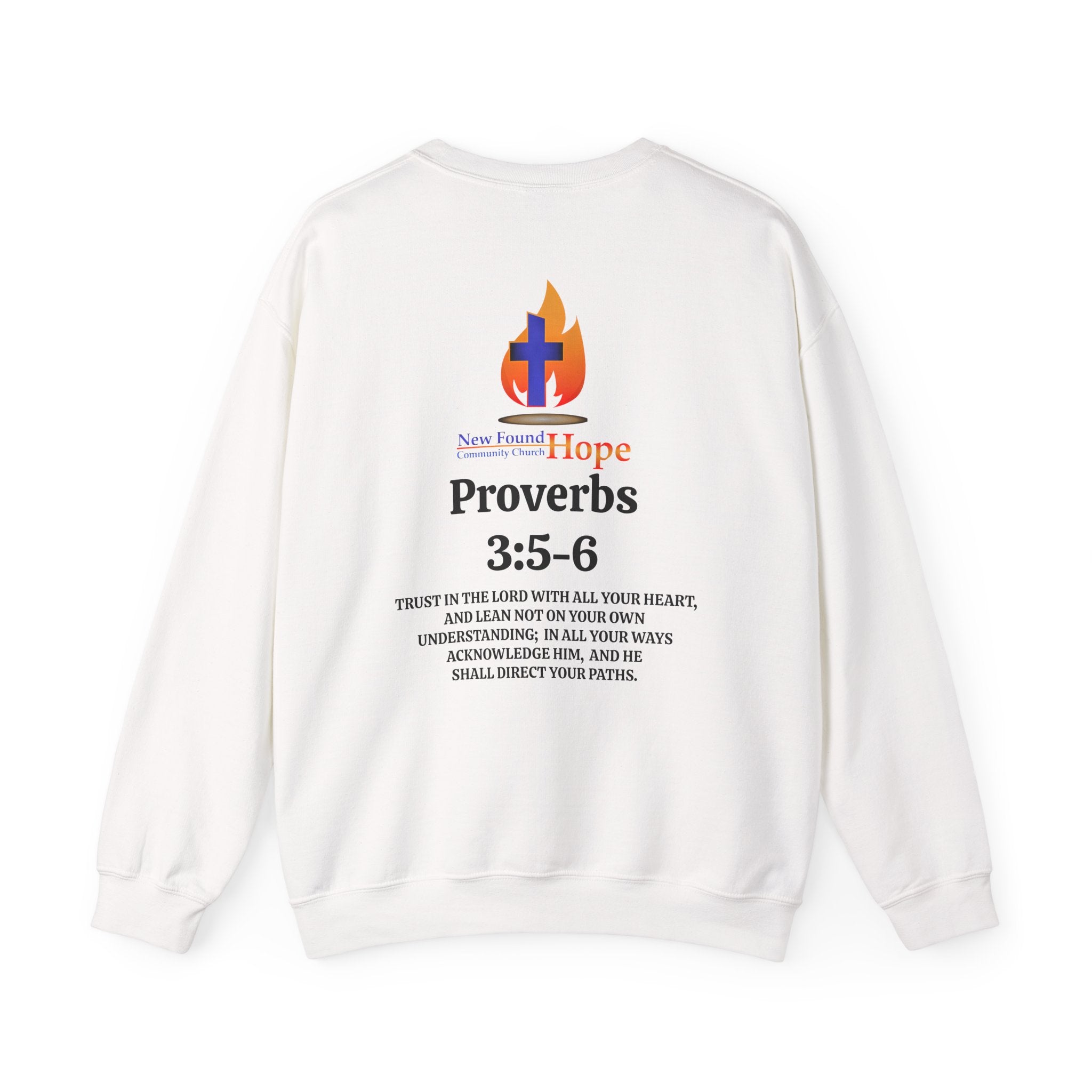 New Found Hope Proverbs 3:5-6 Crewneck Sweatshirt