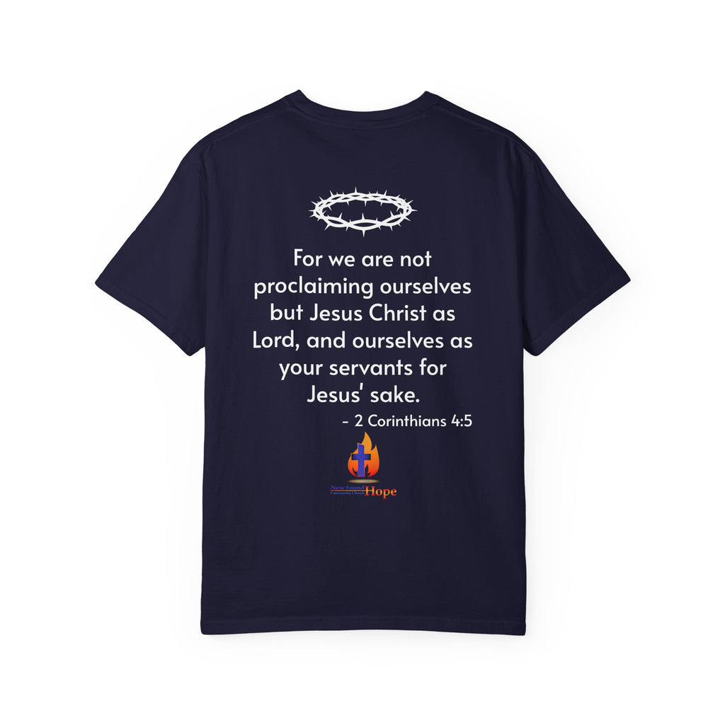Eyes Off Me, Eyes On HE Unisex Heavyweight Cotton Tee