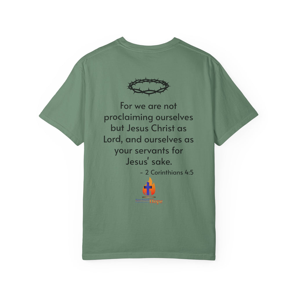 Eyes Off Me, Eyes On HE Unisex Heavyweight Cotton Tee