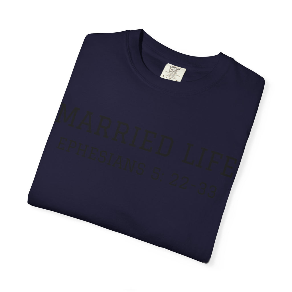 The Husband's Married Life Heavyweight Tee