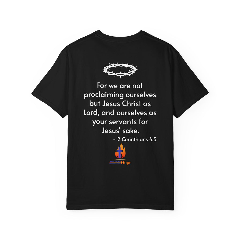 Eyes Off Me, Eyes On HE Unisex Heavyweight Cotton Tee