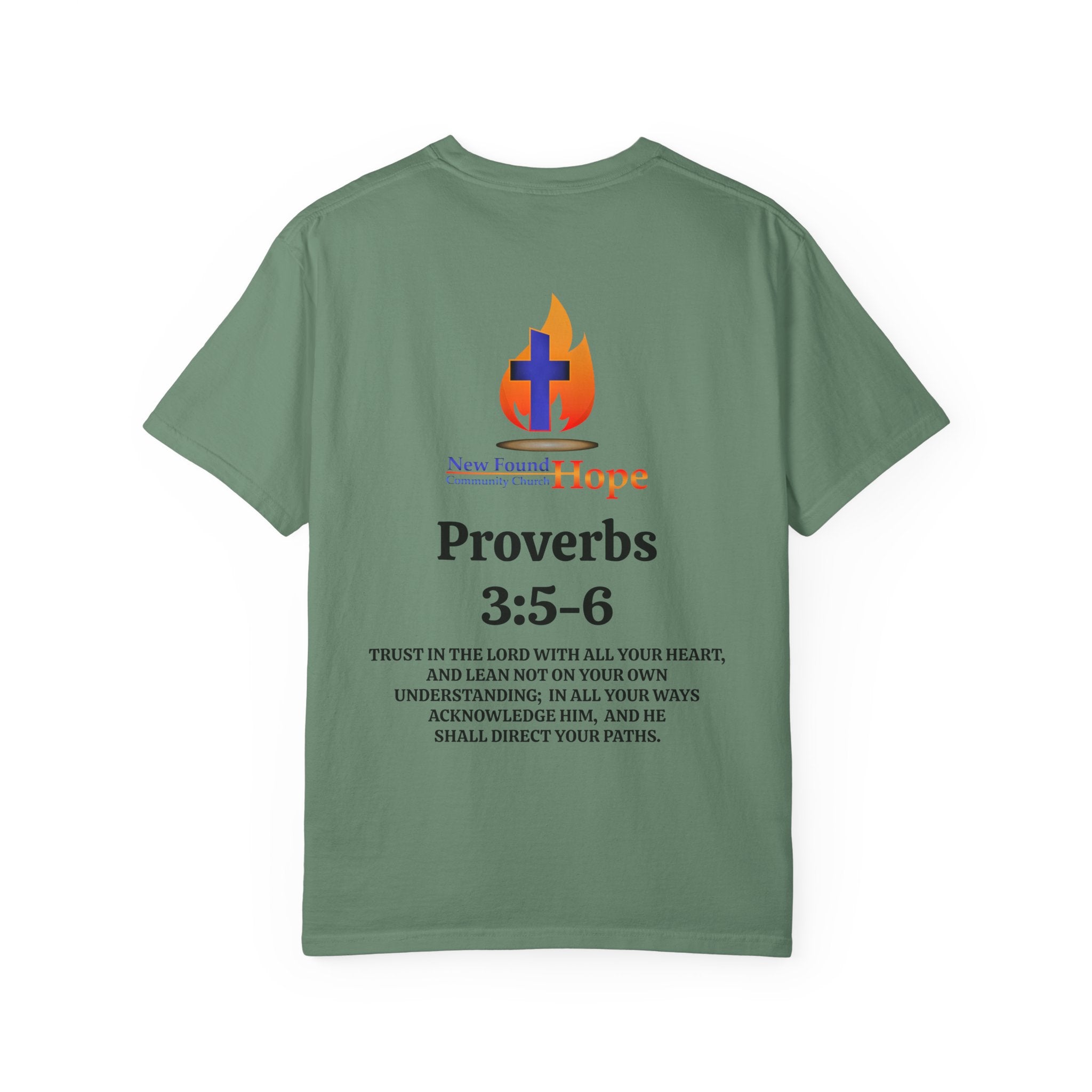 NFHCC Proverbs 3:5-6 Heavyweight Tee