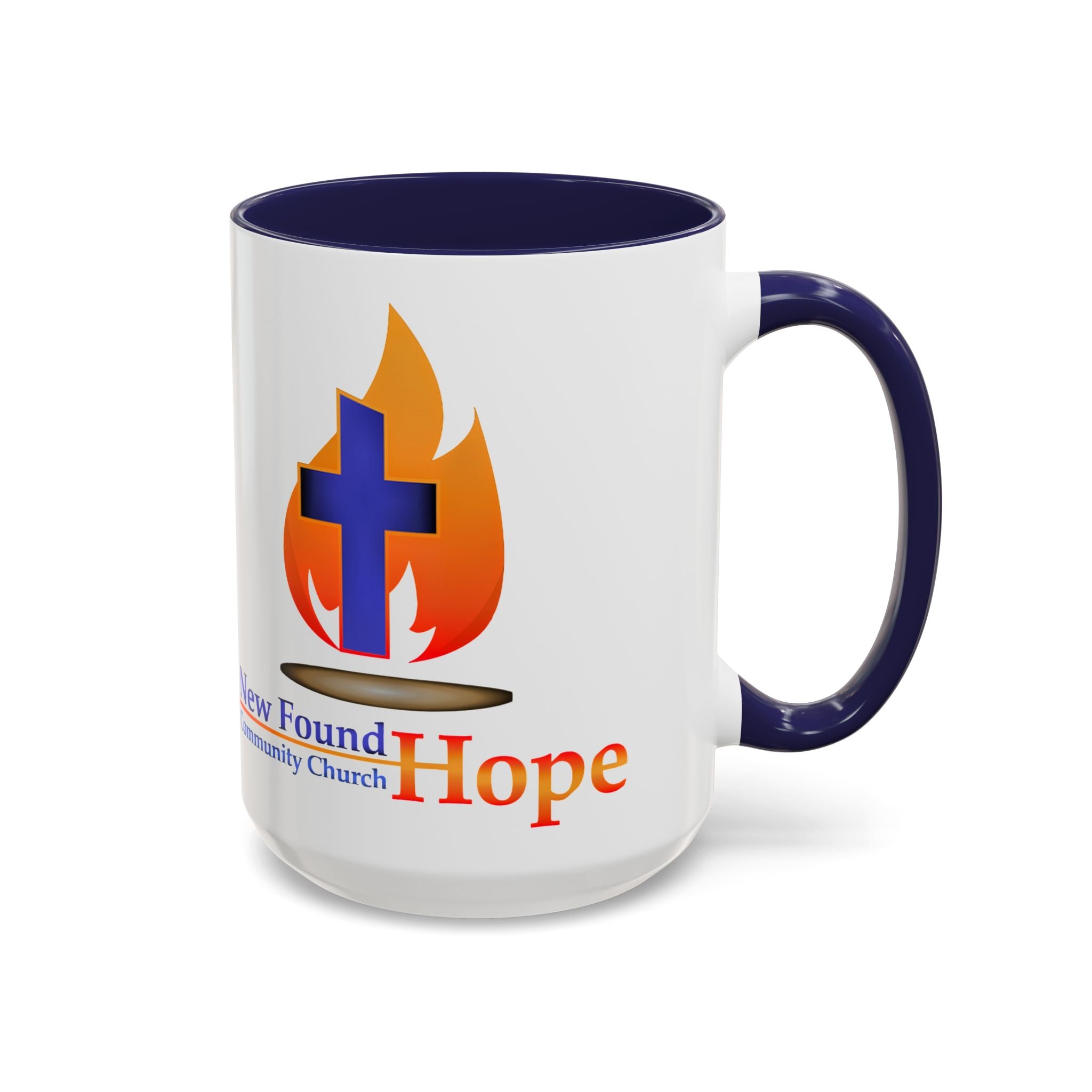 15oz New Found Hope Logo Accent Mug