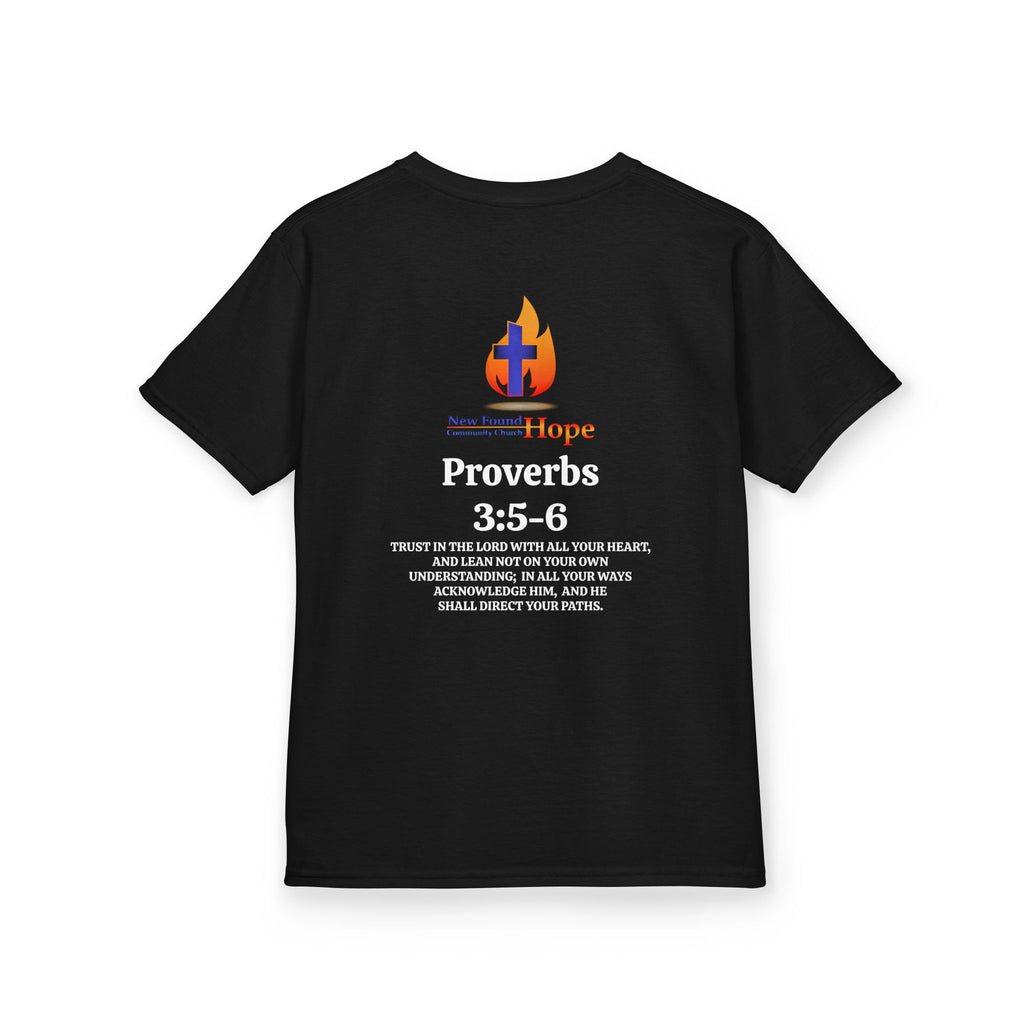 New Found Hope Kids Proverbs 3:5-6 Tee
