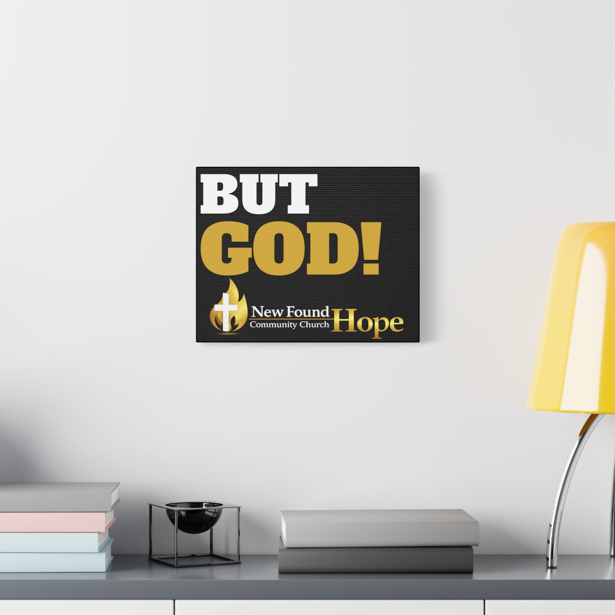 BUT GOD! Matte Canvas, Stretched, 1.25" Thick