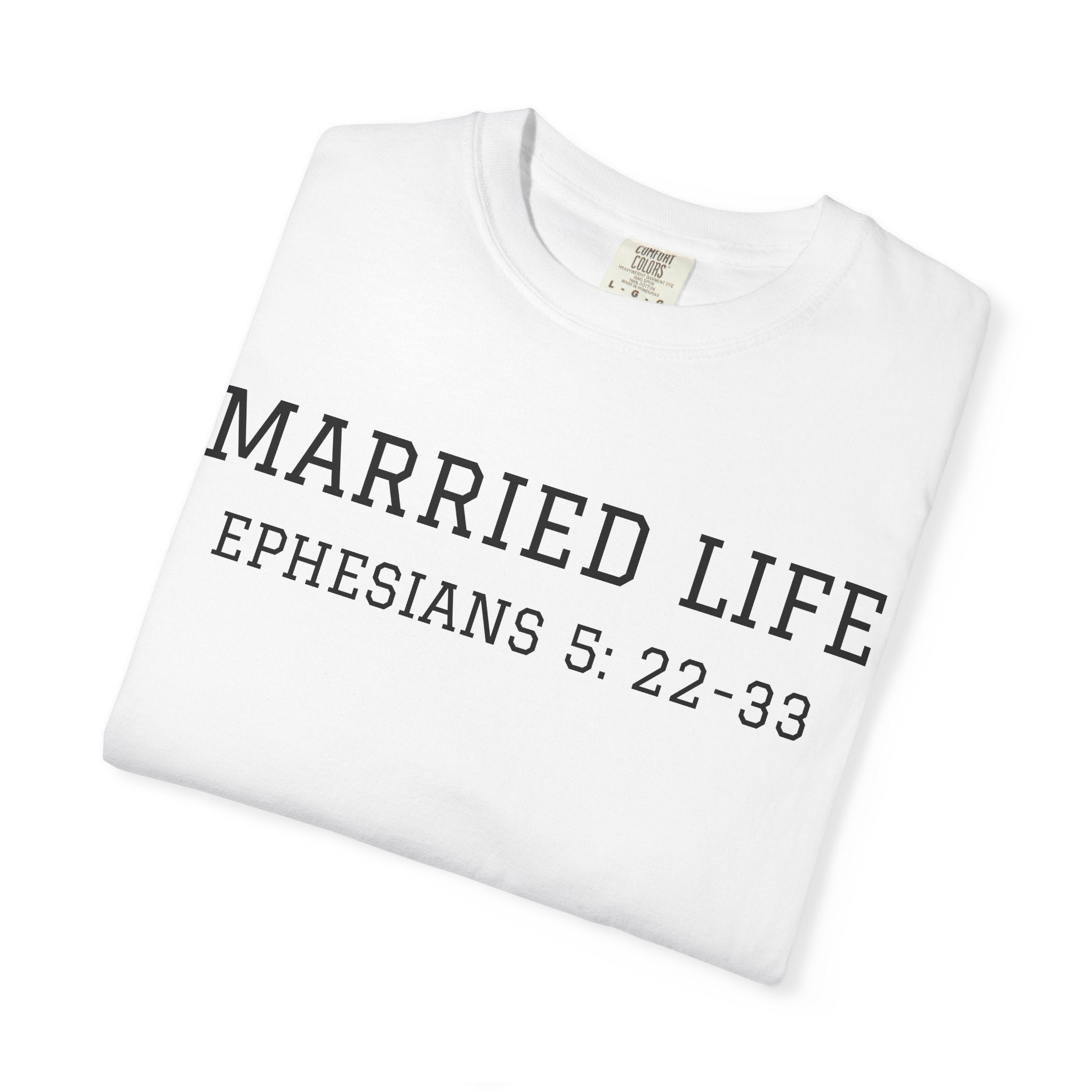 The Husband's Married Life Heavyweight Tee