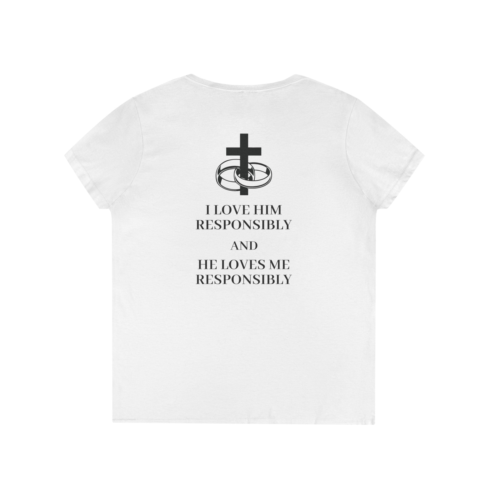 The Wive's Married Life Ladies V-Neck T-Shirt