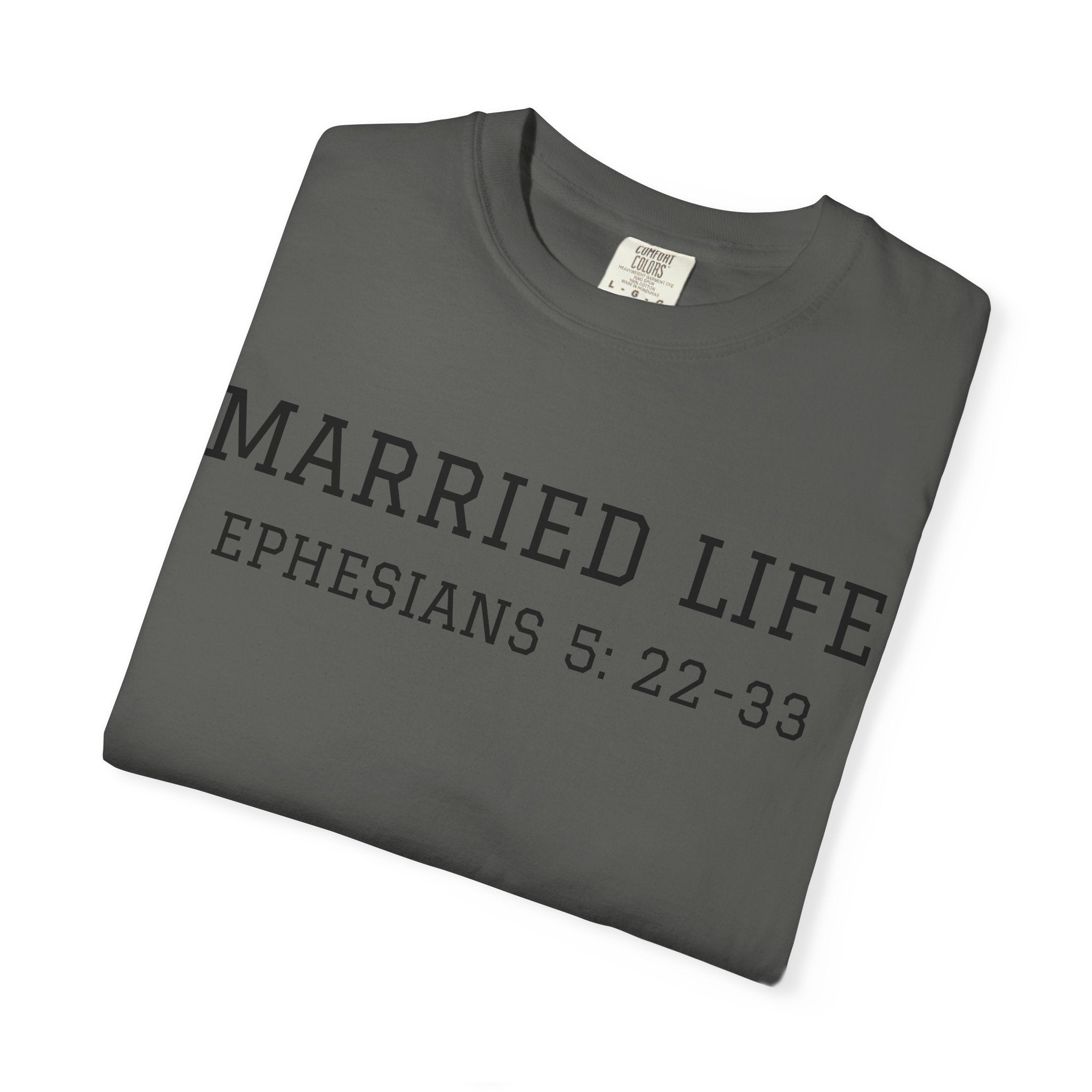 The Husband's Married Life Heavyweight Tee