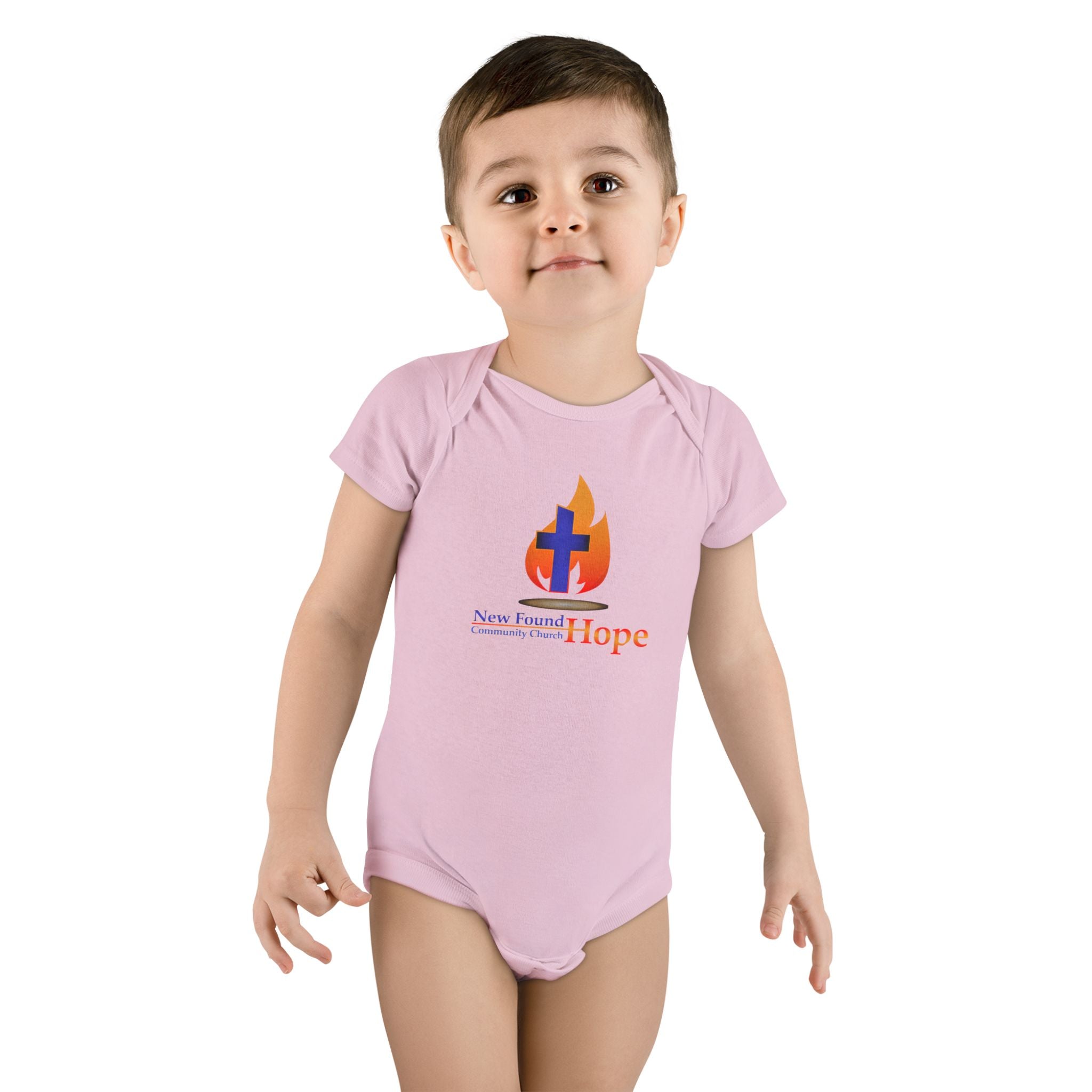 NFHCC Logo Baby Short Sleeve Onesie