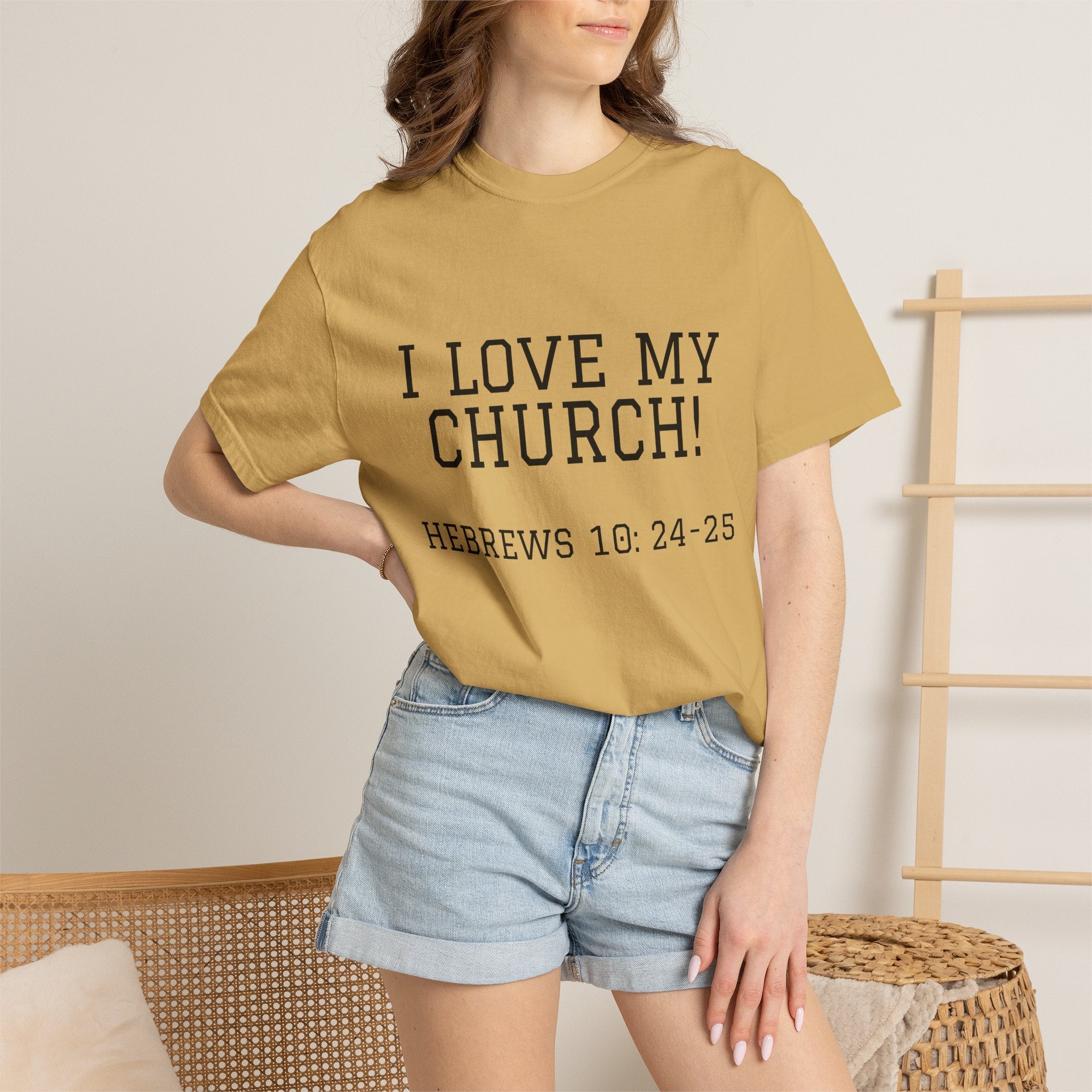 Church Love Heavyweight Unisex Cotton Tee