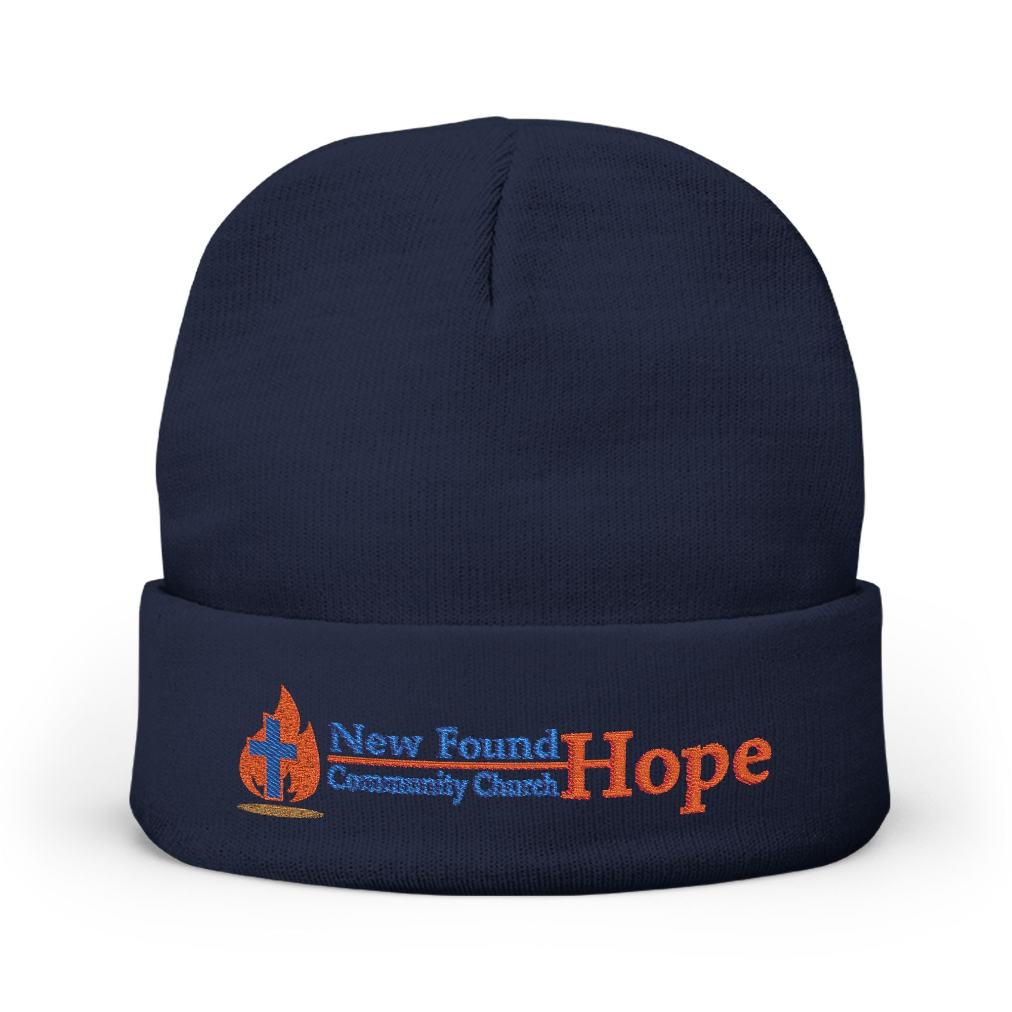 New Found Hope Embroidered Knit Beanie