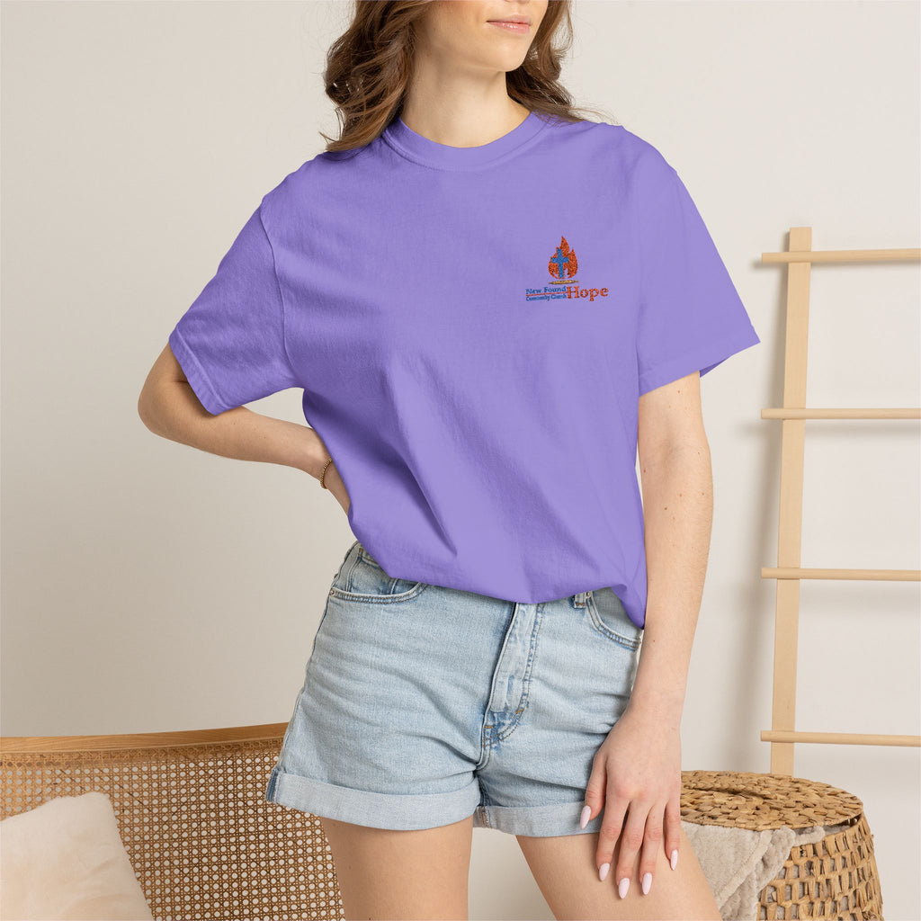 Unisex Embroidered NFHCC Logo Heavyweight Tee