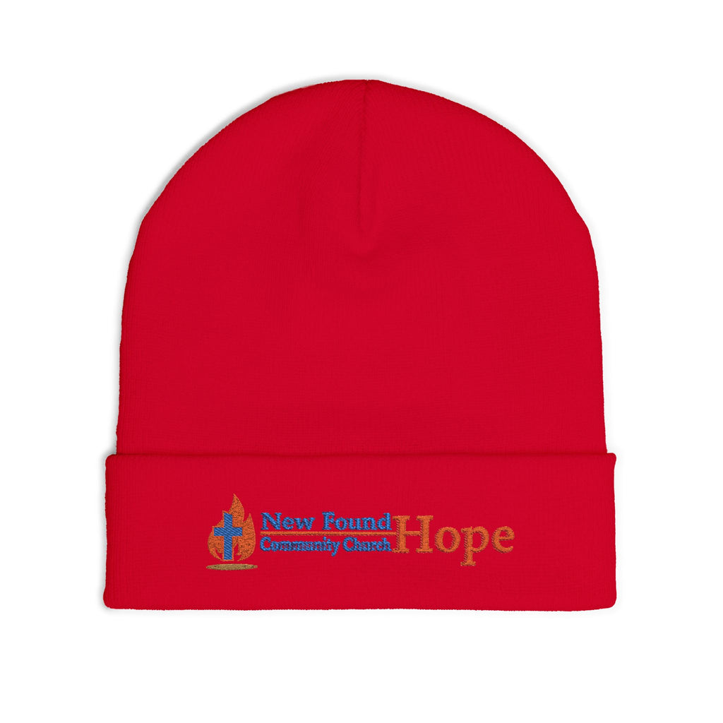 New Found Hope Embroidered Knit Beanie