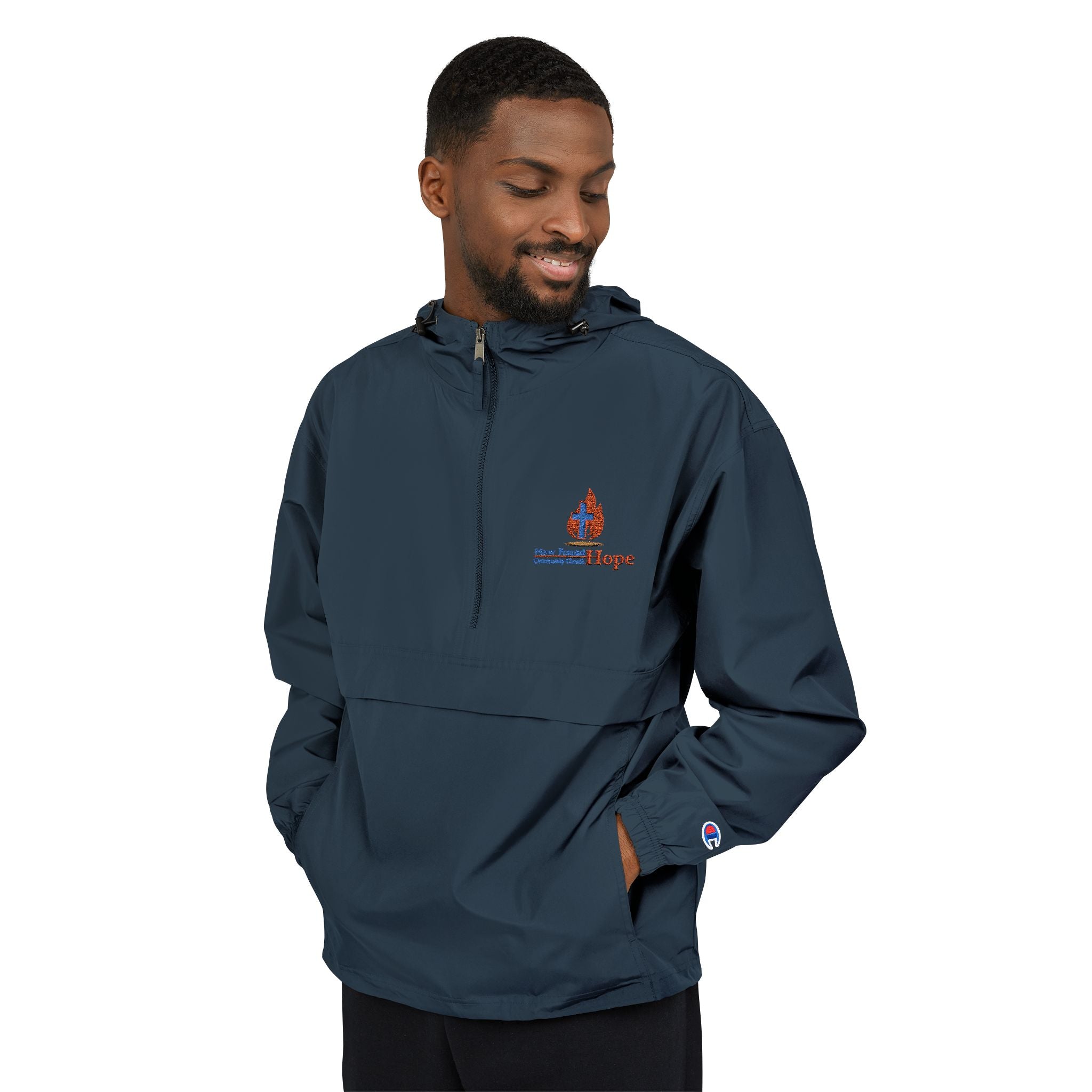 NFHCC Packable Polyester Windbreaker Jacket
