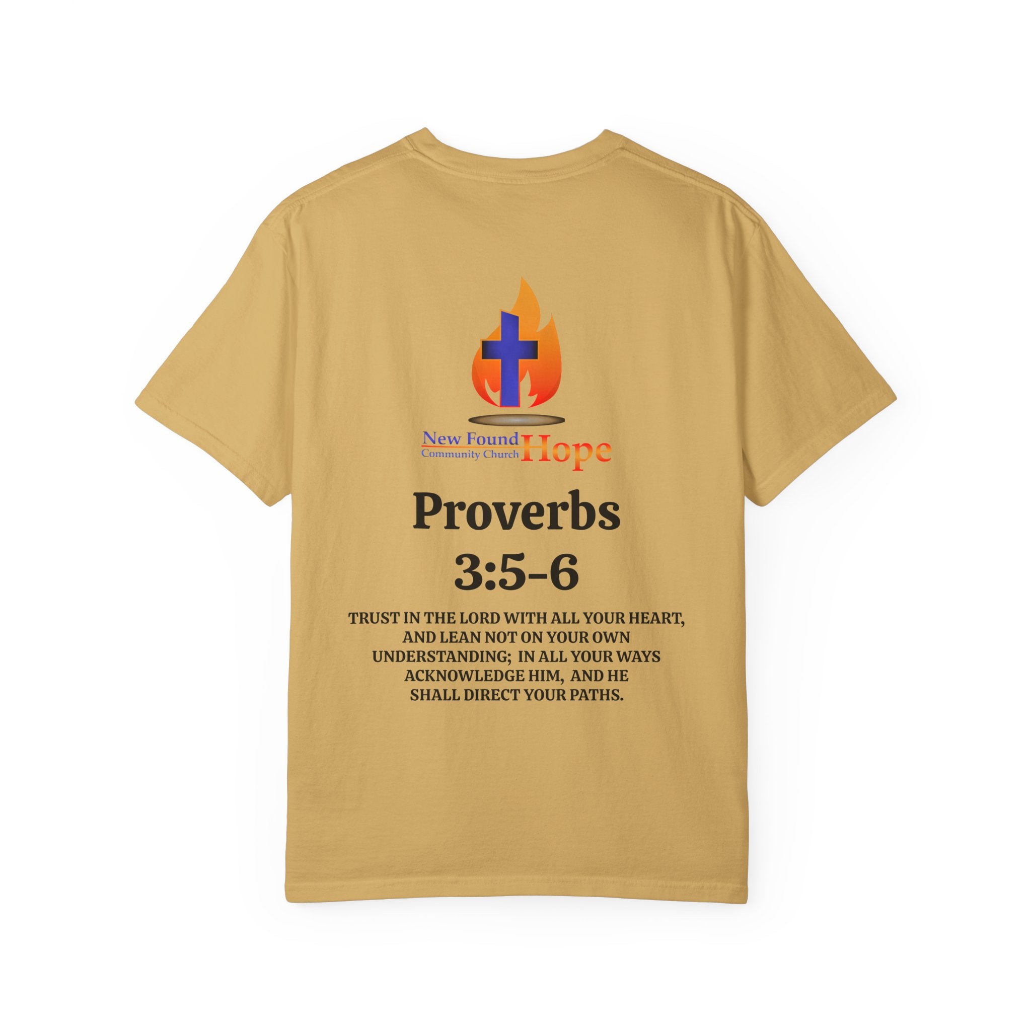 NFHCC Proverbs 3:5-6 Heavyweight Tee