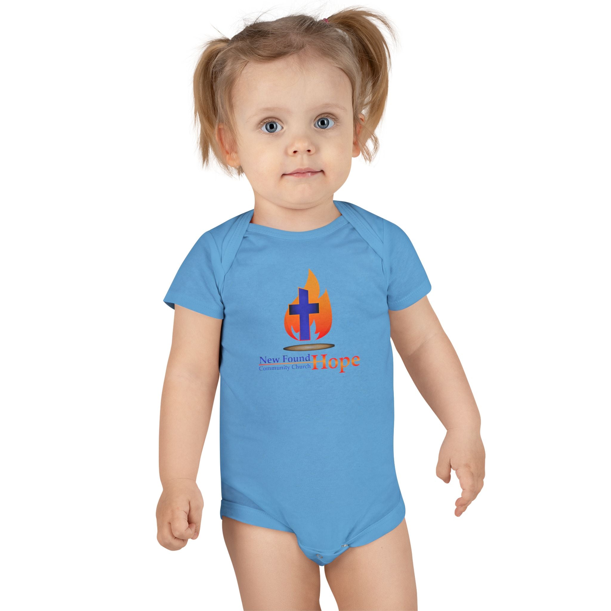 NFHCC Logo Baby Short Sleeve Onesie
