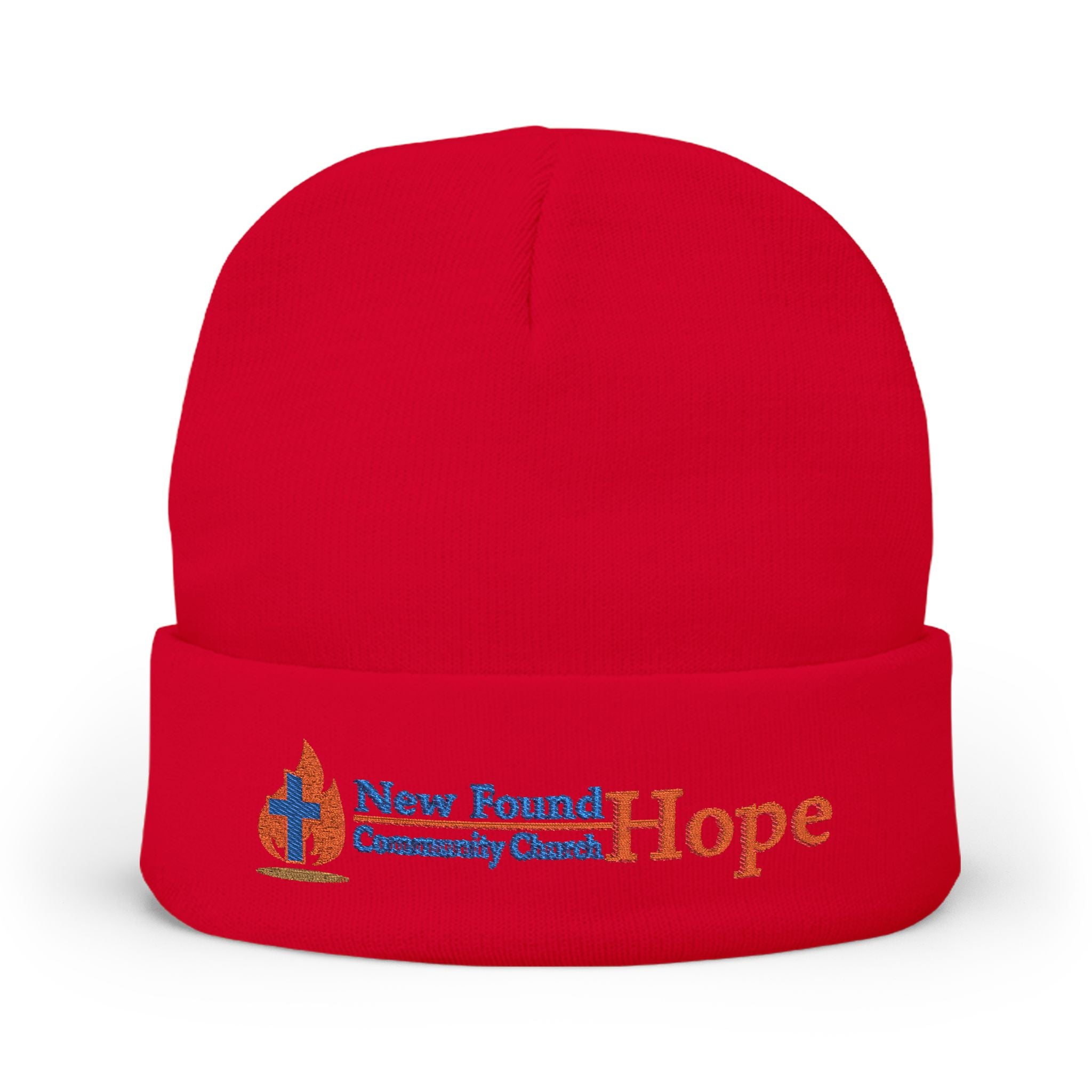 New Found Hope Embroidered Knit Beanie