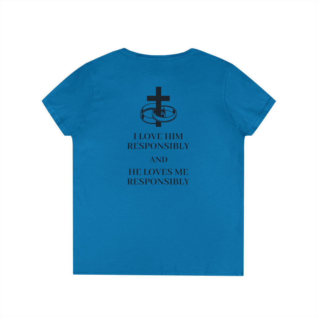 The Wive's Married Life Ladies V-Neck T-Shirt