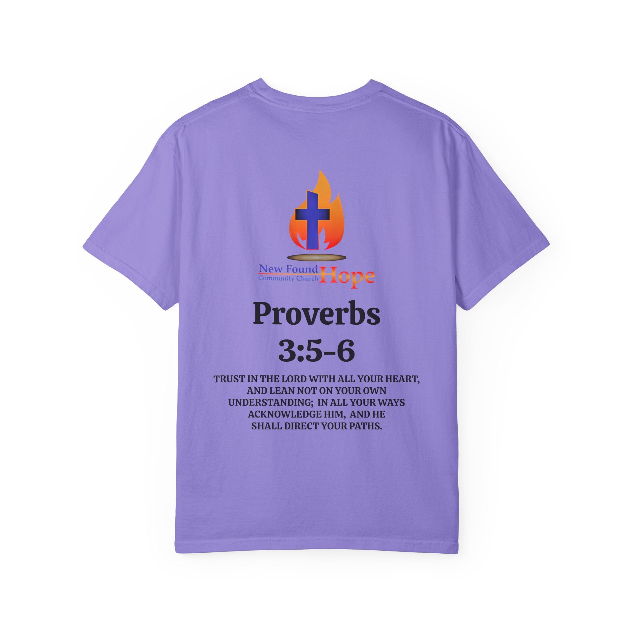 NFHCC Proverbs 3:5-6 Heavyweight Tee