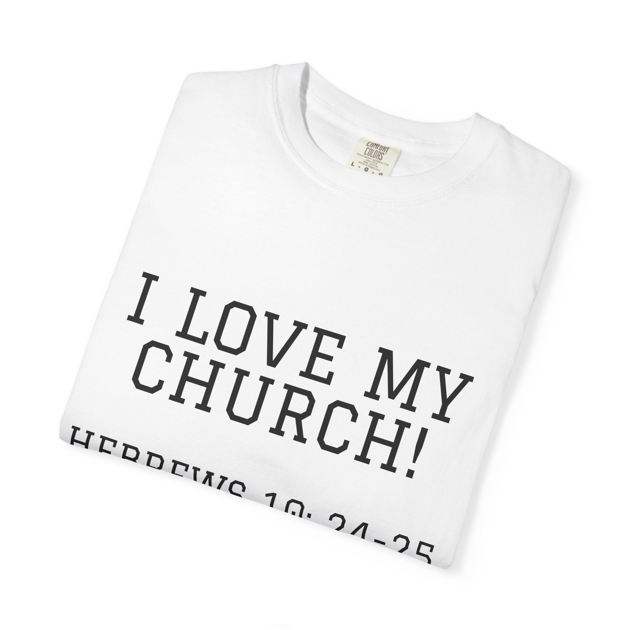 Church Love Heavyweight Unisex Cotton Tee