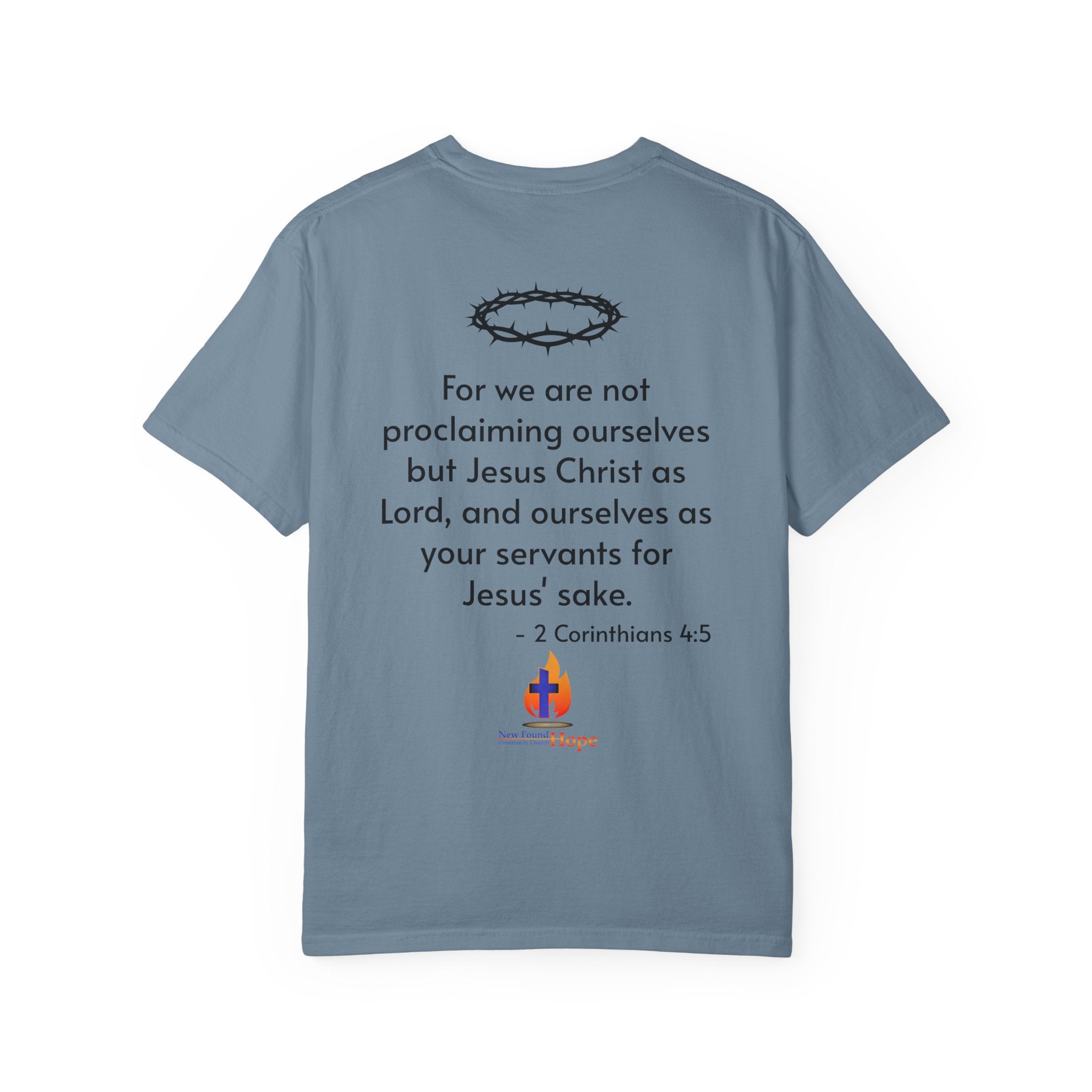 Eyes Off Me, Eyes On HE Unisex Heavyweight Cotton Tee