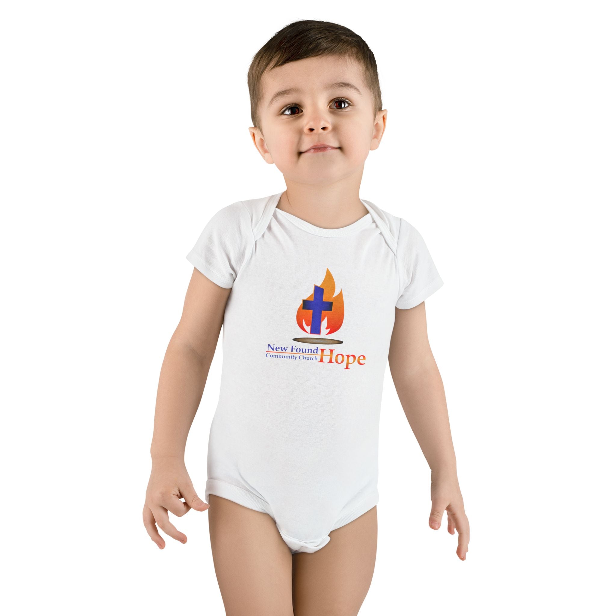 NFHCC Logo Baby Short Sleeve Onesie