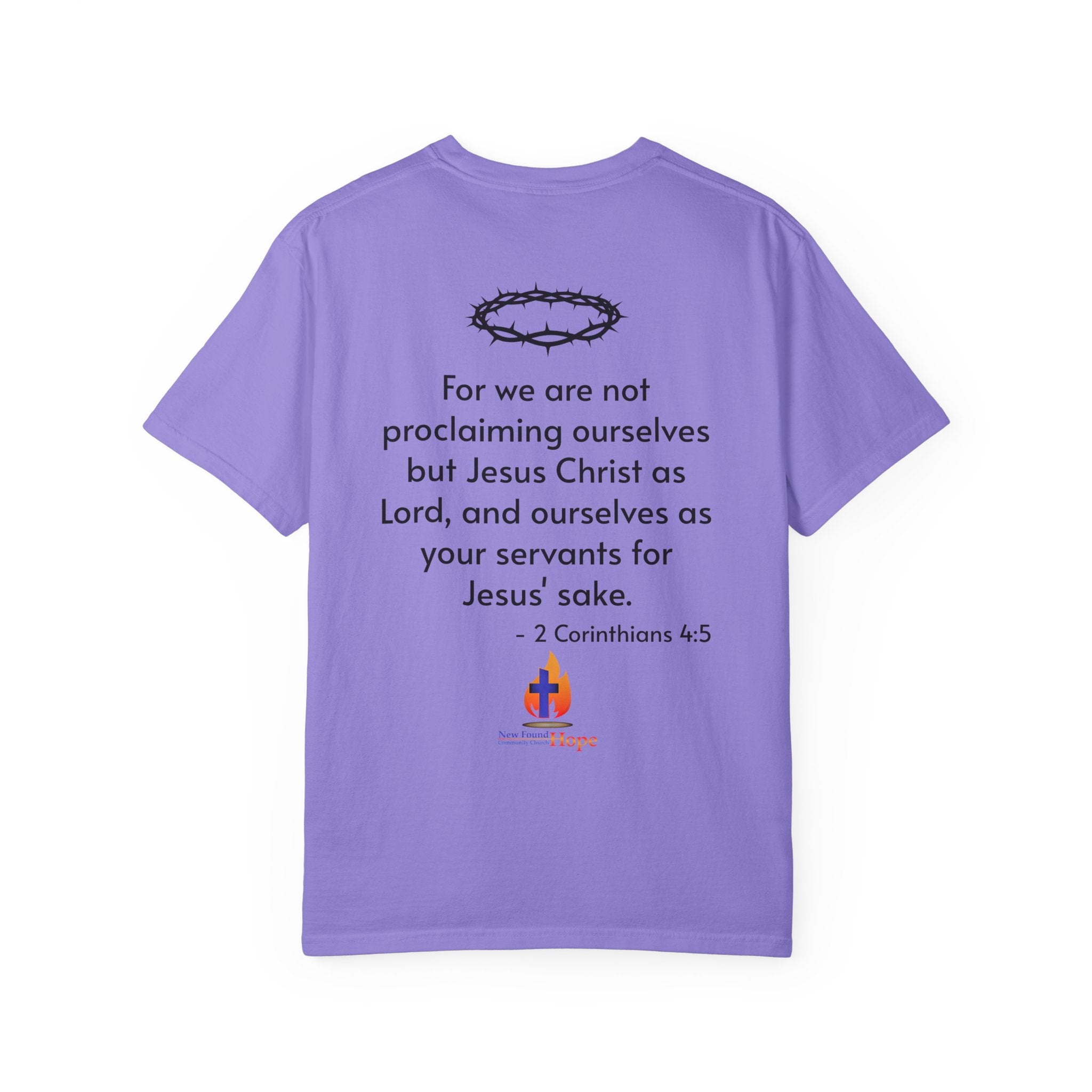 Eyes Off Me, Eyes On HE Unisex Heavyweight Cotton Tee