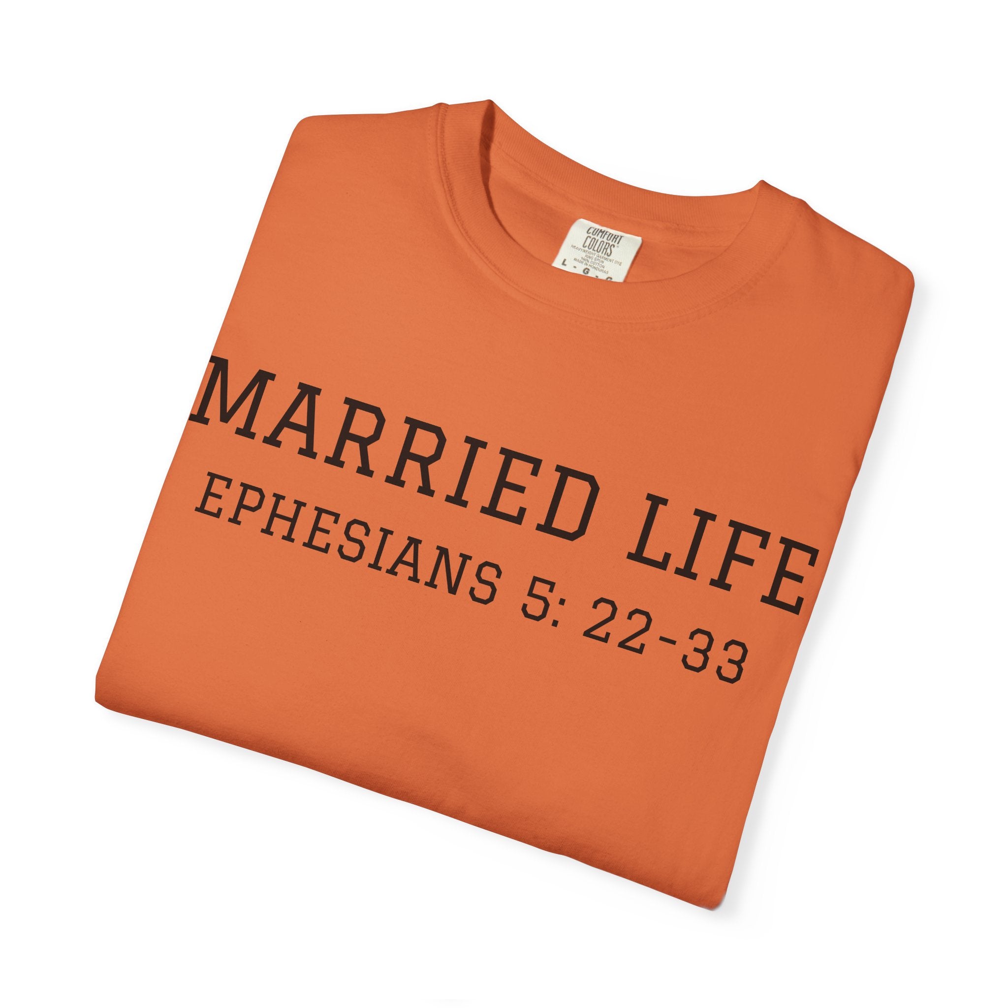 The Husband's Married Life Heavyweight Tee