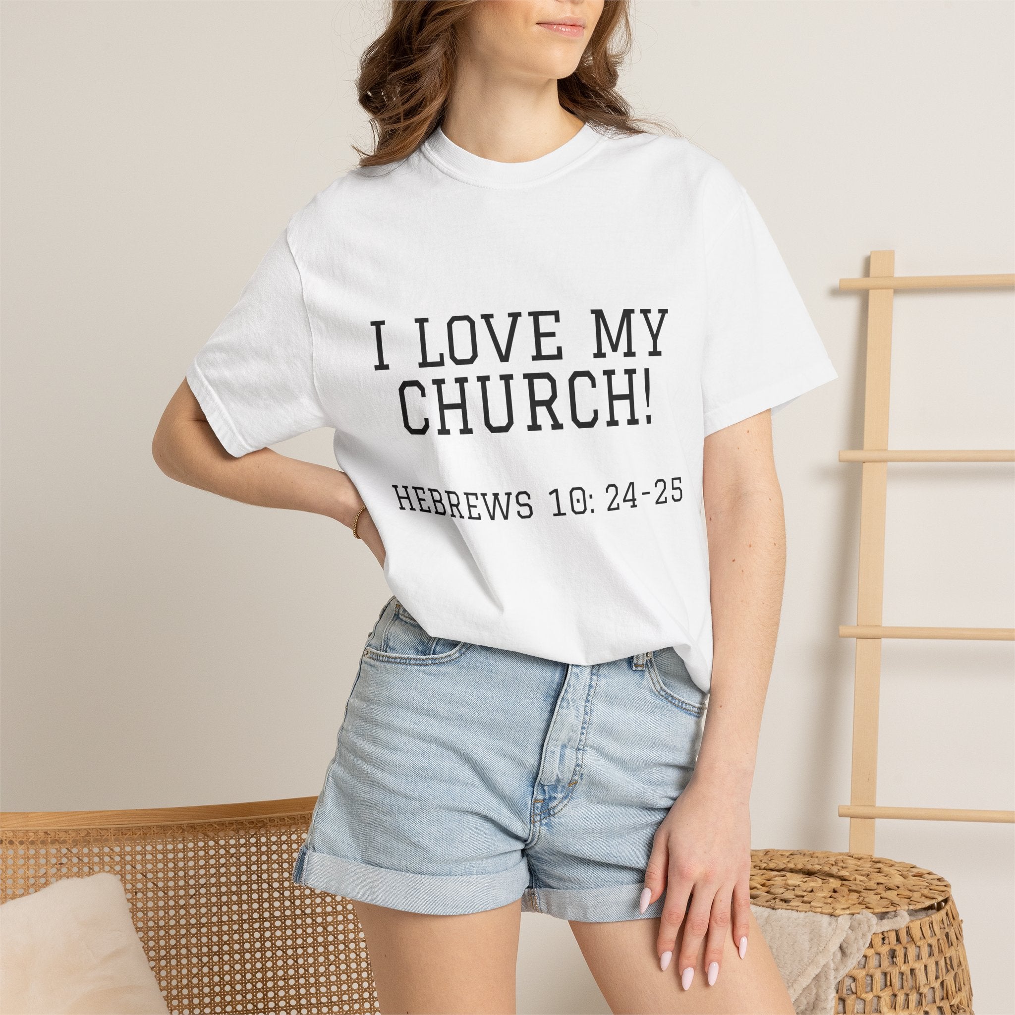 Church Love Heavyweight Unisex Cotton Tee