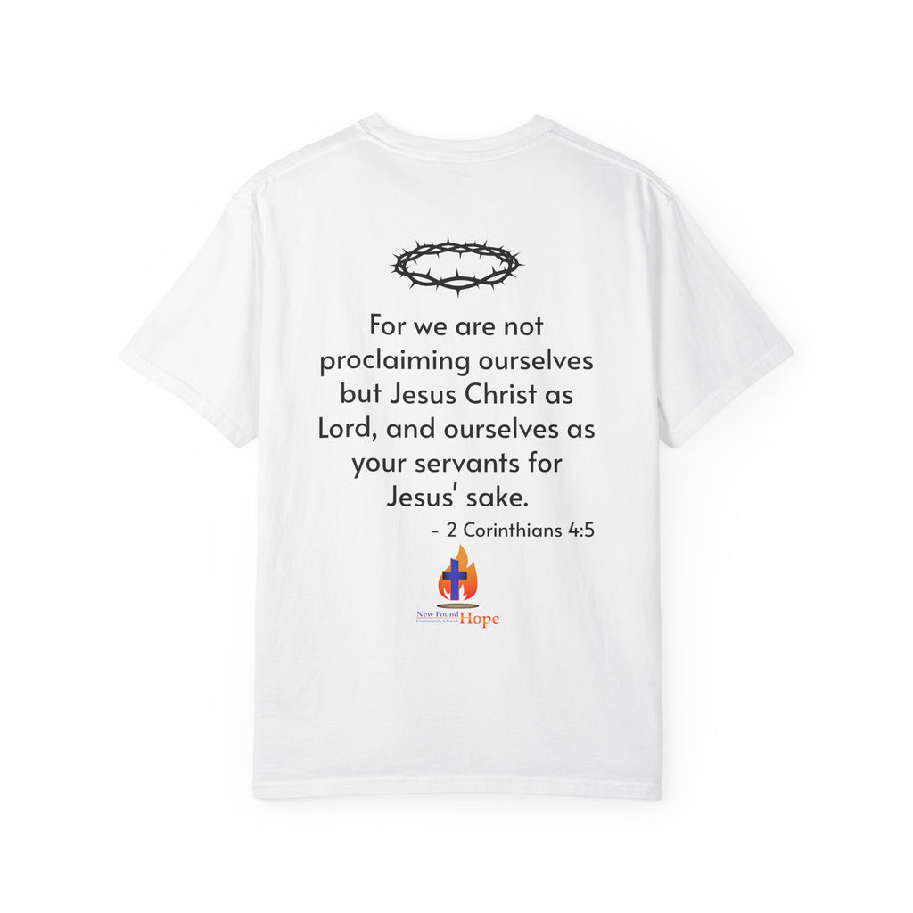 Eyes Off Me, Eyes On HE Unisex Heavyweight Cotton Tee