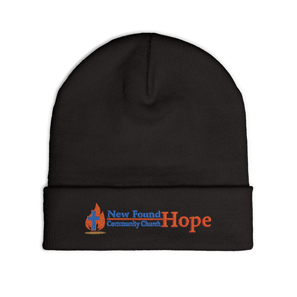 New Found Hope Embroidered Knit Beanie