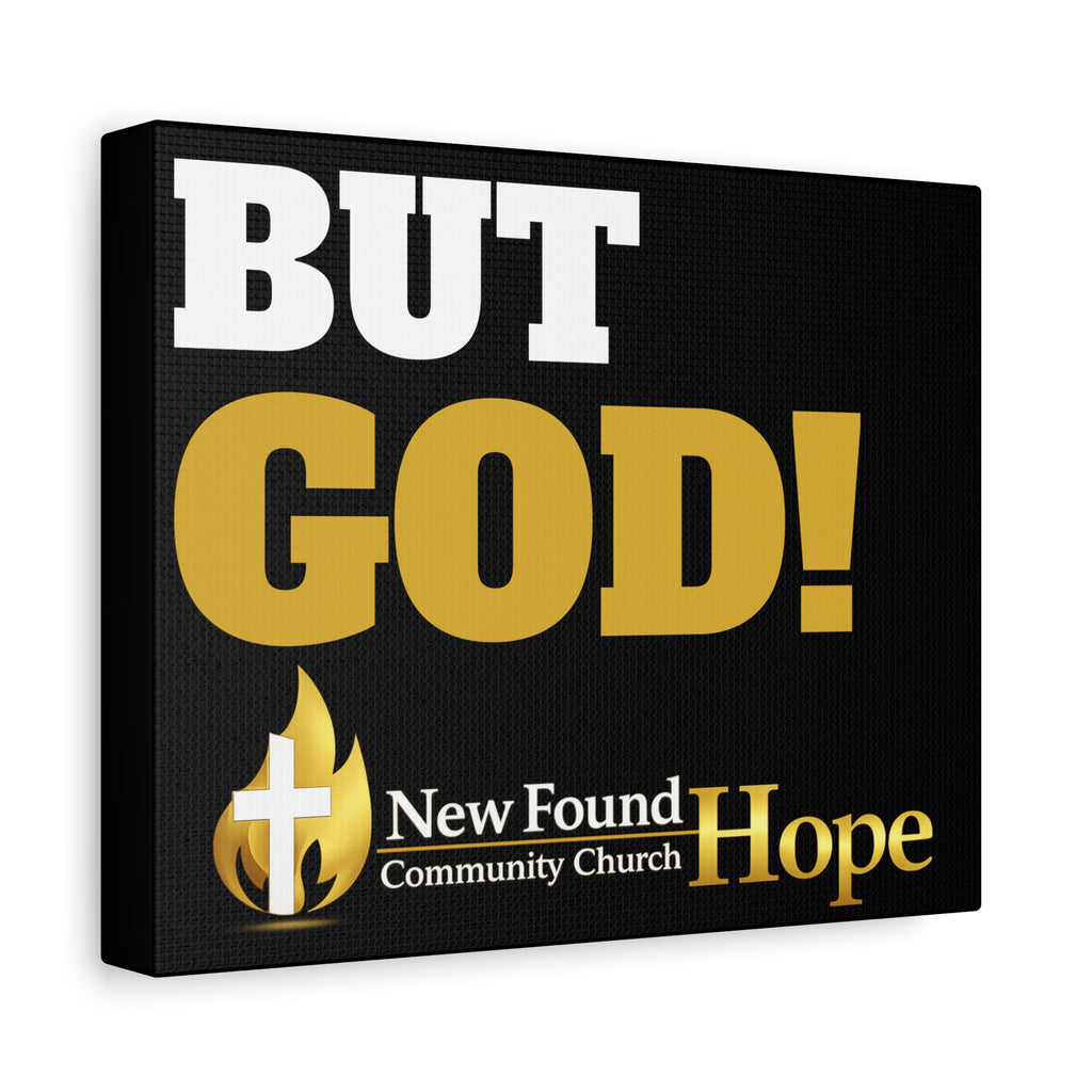 BUT GOD! Matte Canvas, Stretched, 1.25" Thick