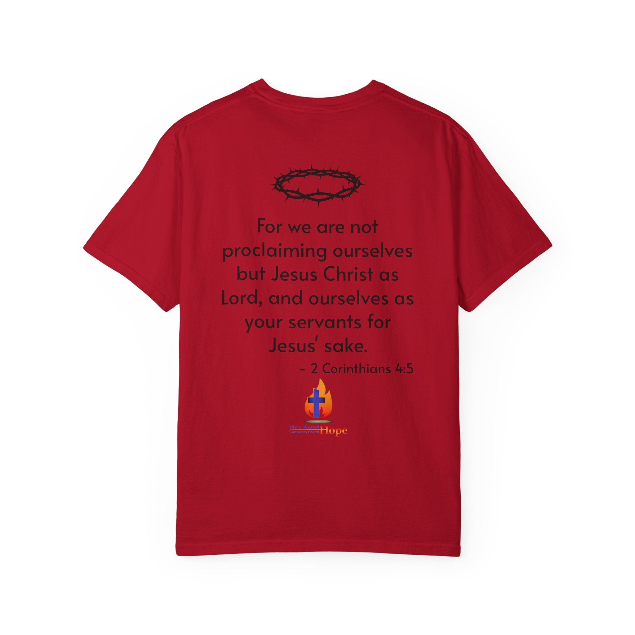 Eyes Off Me, Eyes On HE Unisex Heavyweight Cotton Tee
