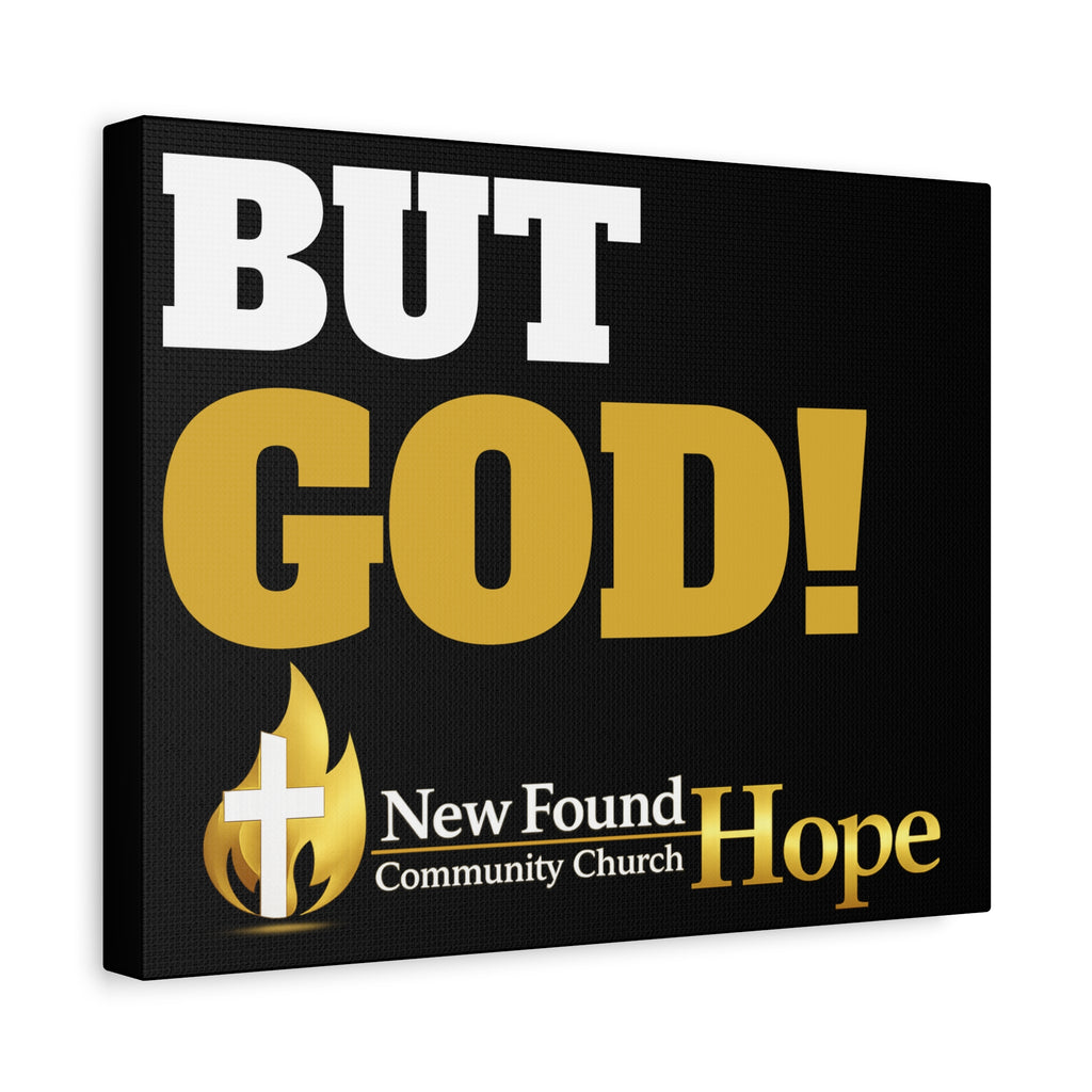 BUT GOD! Matte Canvas, Stretched, 1.25" Thick