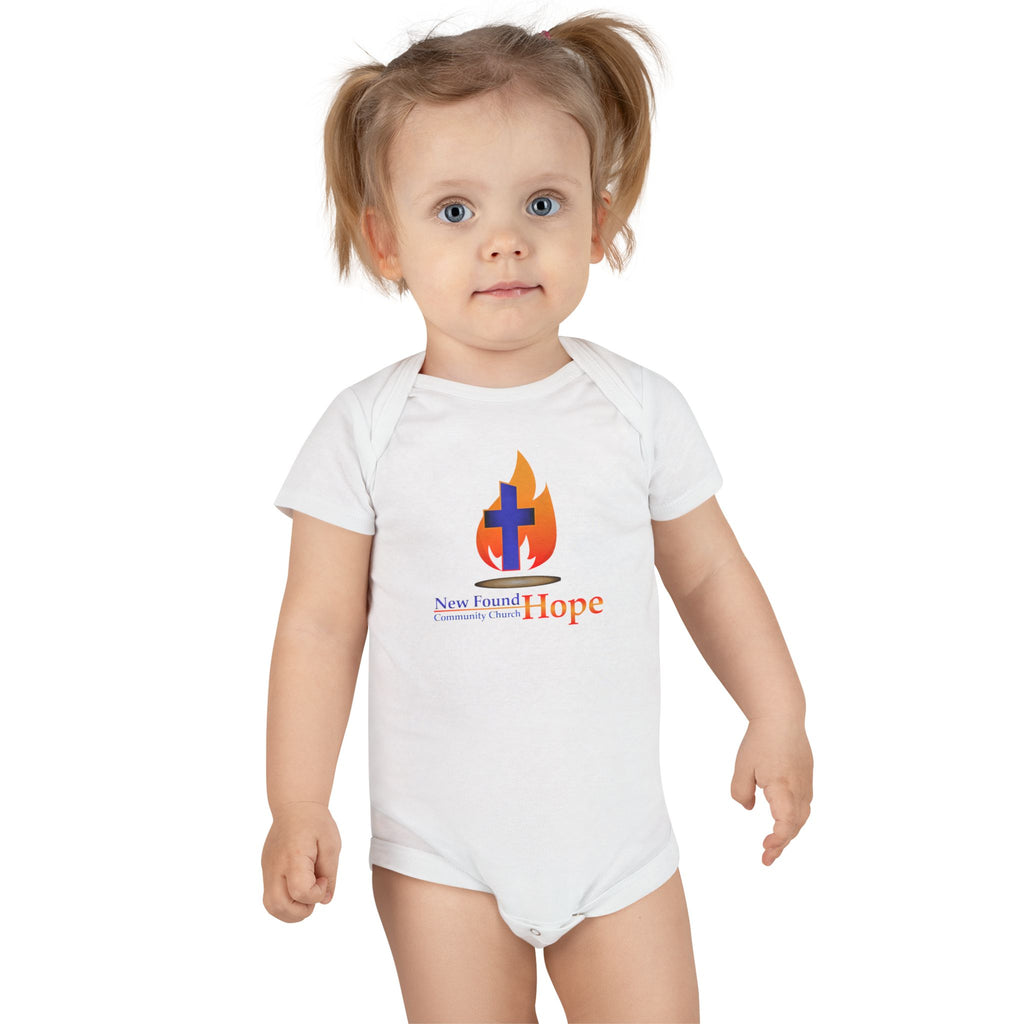NFHCC Logo Baby Short Sleeve Onesie