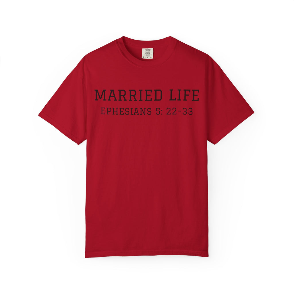 The Husband's Married Life Heavyweight Tee