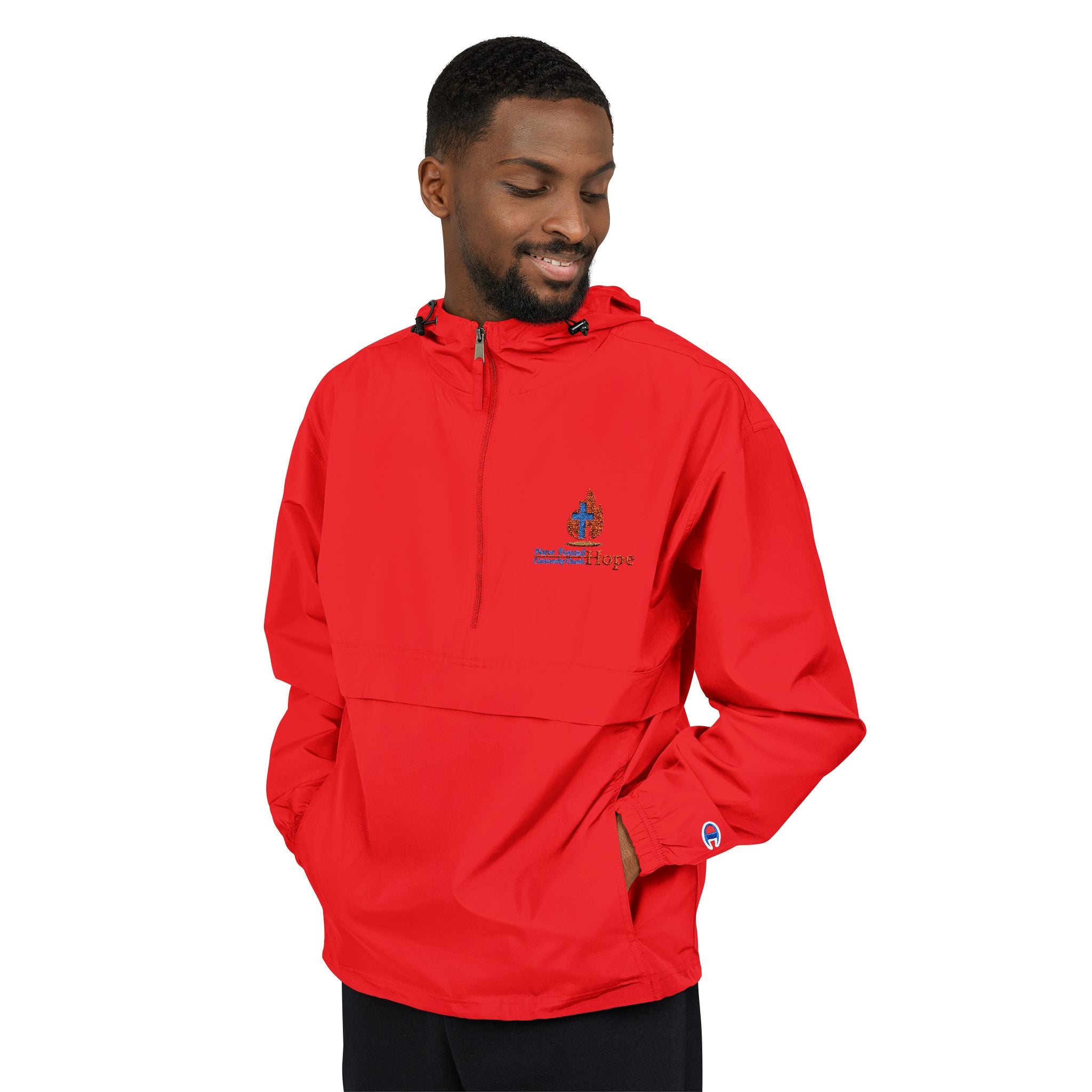 NFHCC Packable Polyester Windbreaker Jacket