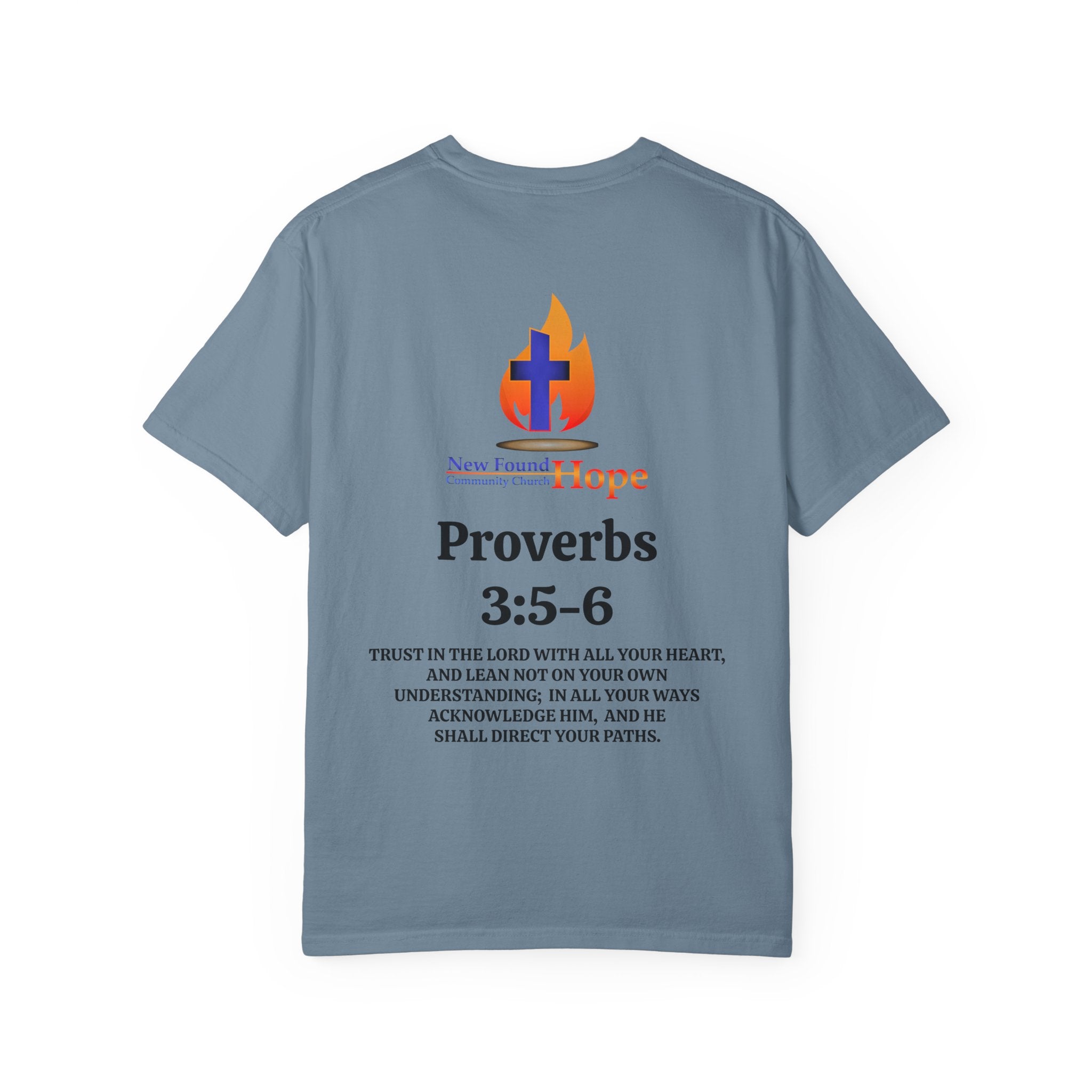 NFHCC Proverbs 3:5-6 Heavyweight Tee