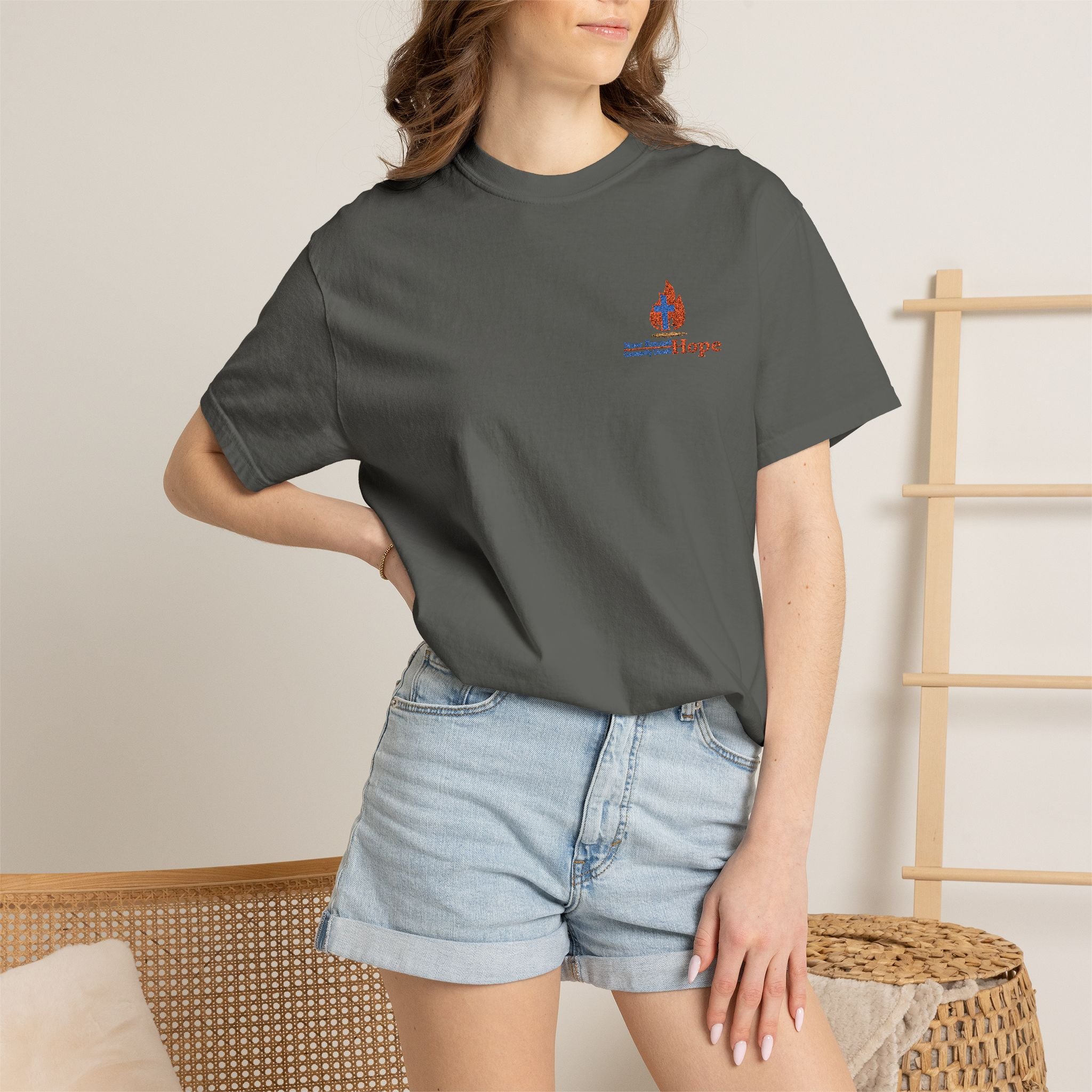 Unisex Embroidered NFHCC Logo Heavyweight Tee