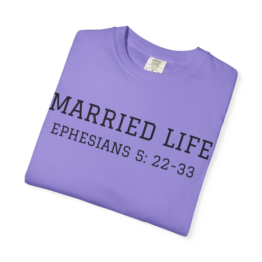 The Husband's Married Life Heavyweight Tee